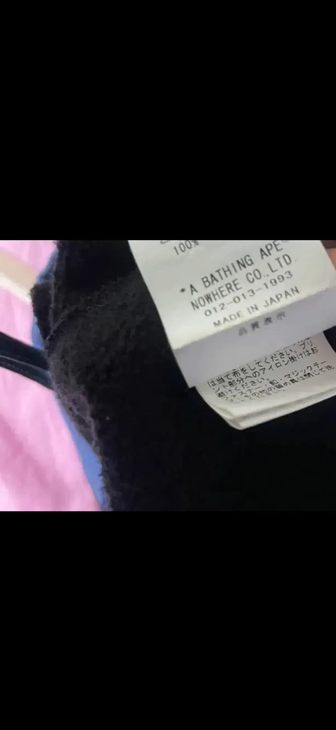 베이프 후드집업 컬러 카모 릴렉스드 핏 풀 집 후드 네이비 m 상품이미지5