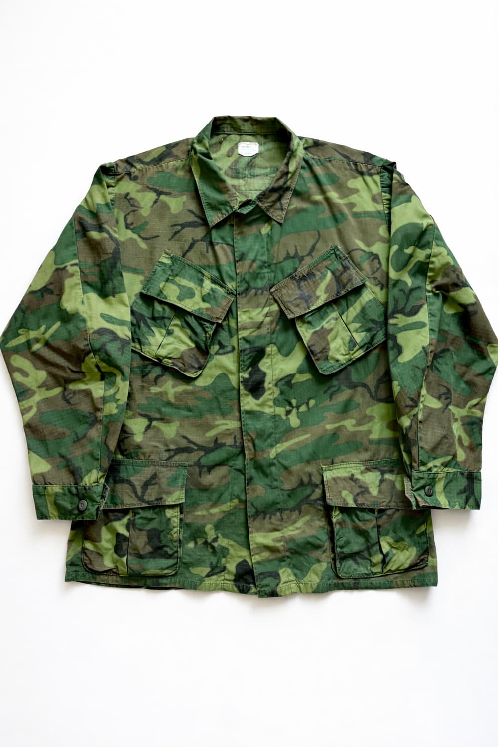 60s 미군 ERDL 카모 정글 퍼티그 자켓 L-R 상품이미지1