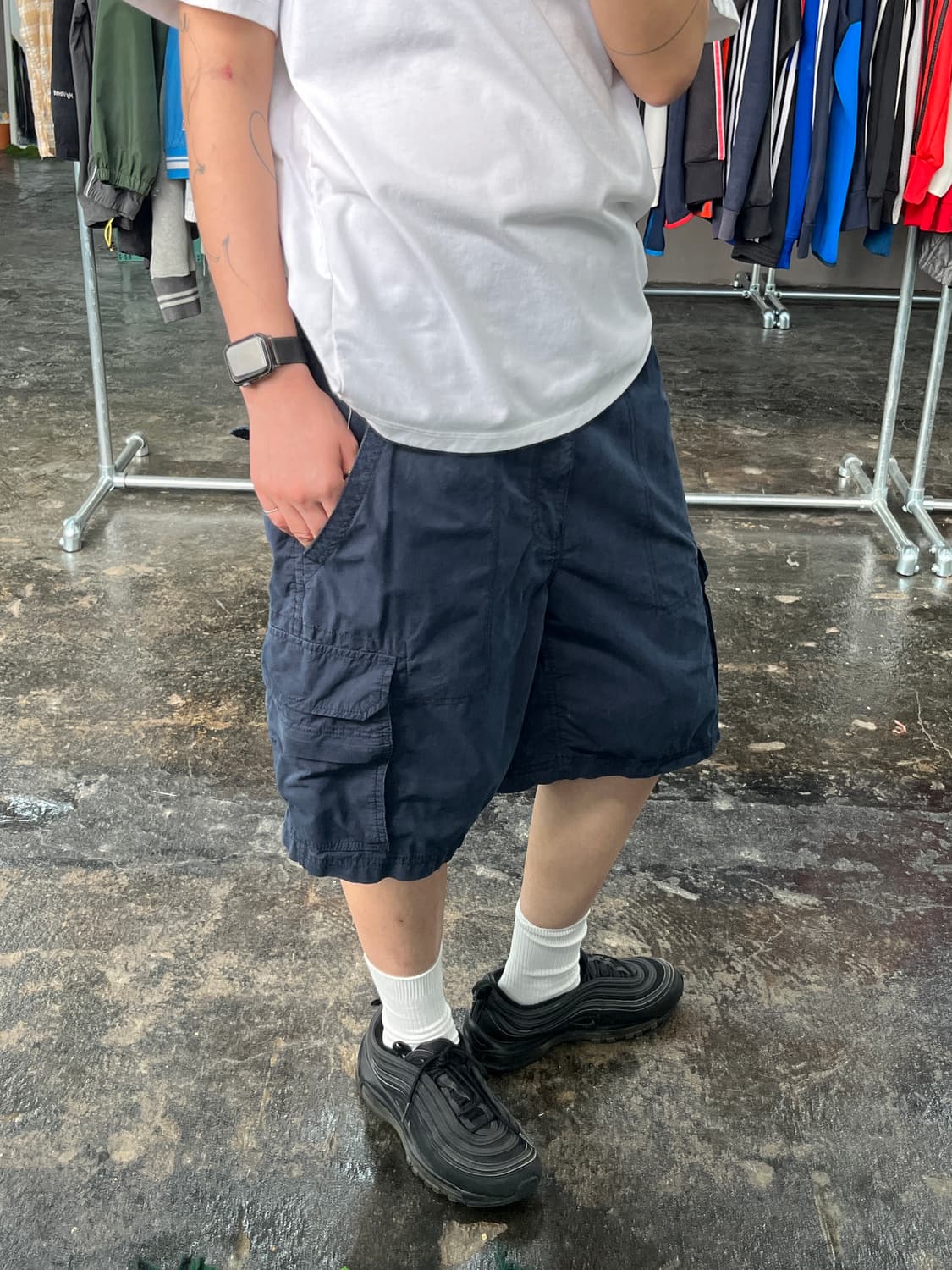  빈티지 카고 하프 팬츠 상품이미지5