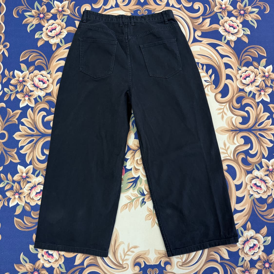 (XL)밀로 아카이브 와이드 코튼 팬츠(블랙) 상품이미지5