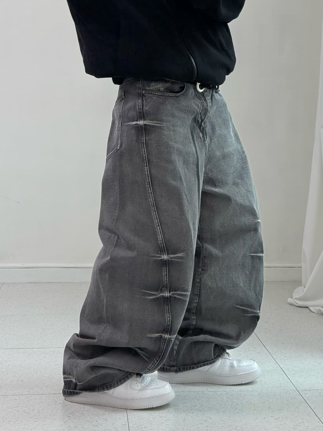 메종 미네드 흑청 팬츠 상품이미지2