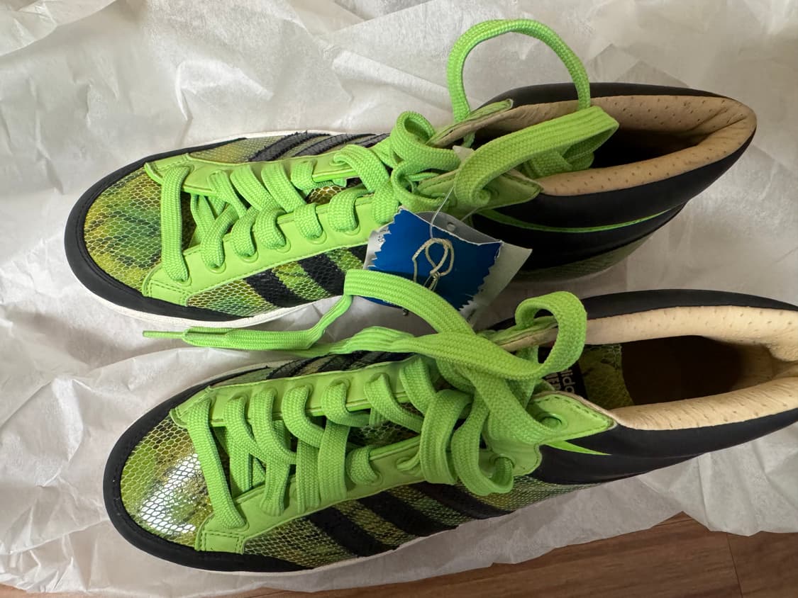 [270] 프랑스구매 아디다스 오리지널 아메리카나 미드럭스 그린 뱀피 상품이미지8