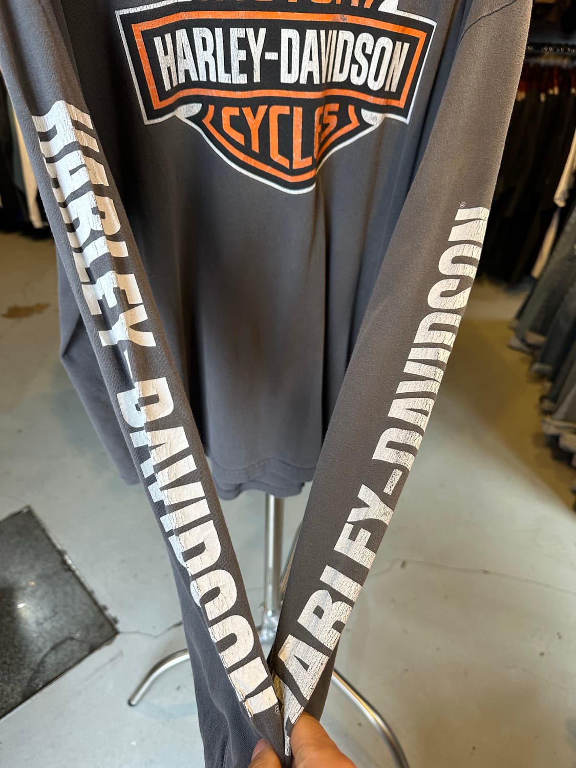 할리데이비슨 프린팅 롱슬리브 티셔츠 상품이미지6