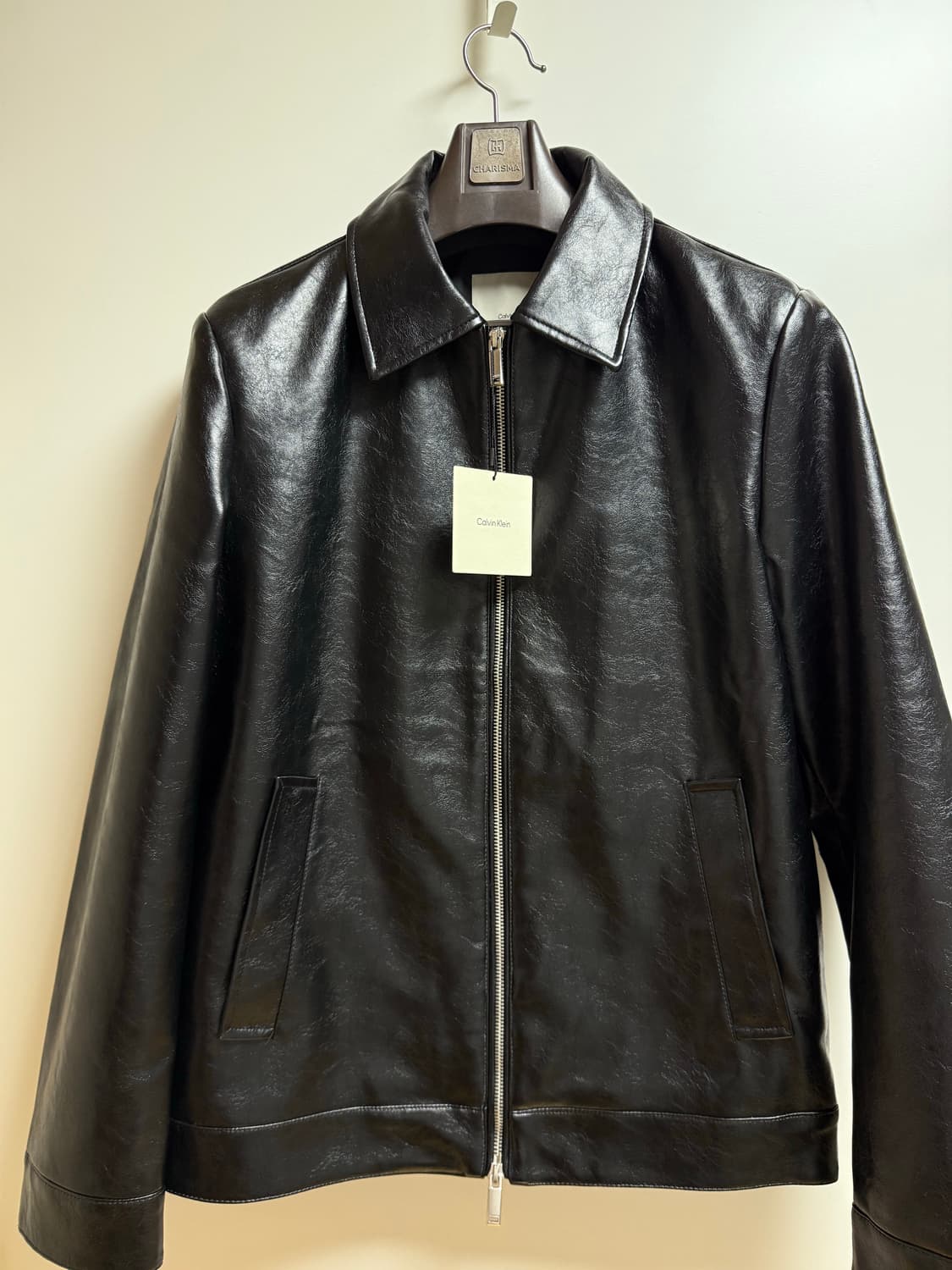 캘빈클라인 가죽자켓 상품이미지1