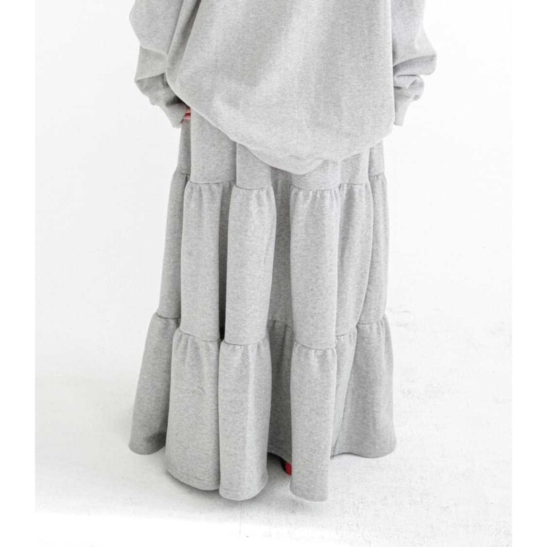 샵페어리 맥시 저지 티어드 스커트 maxi jersey tiered 상품이미지4