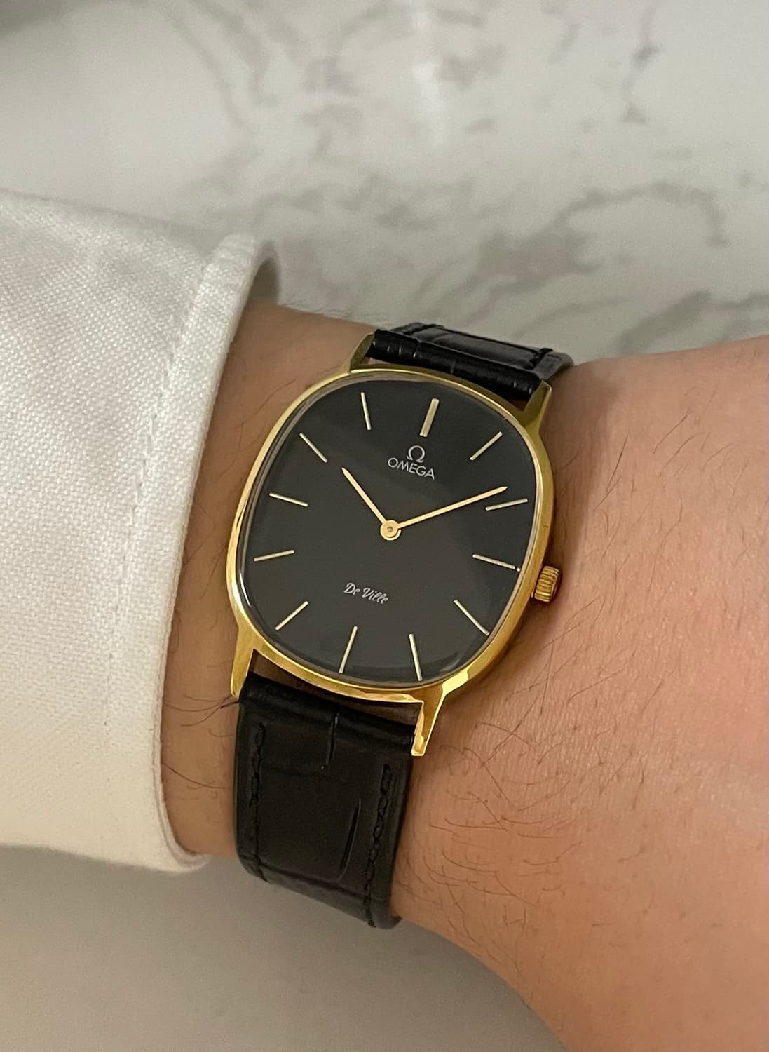 오메가 엘립스 검판 빈티지 수동 시계 상품이미지1