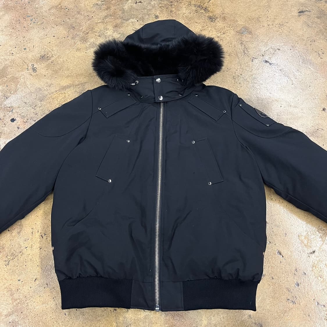 [정품] 무스너클 블랙 패딩 점퍼 백화점판 b19 상품이미지3