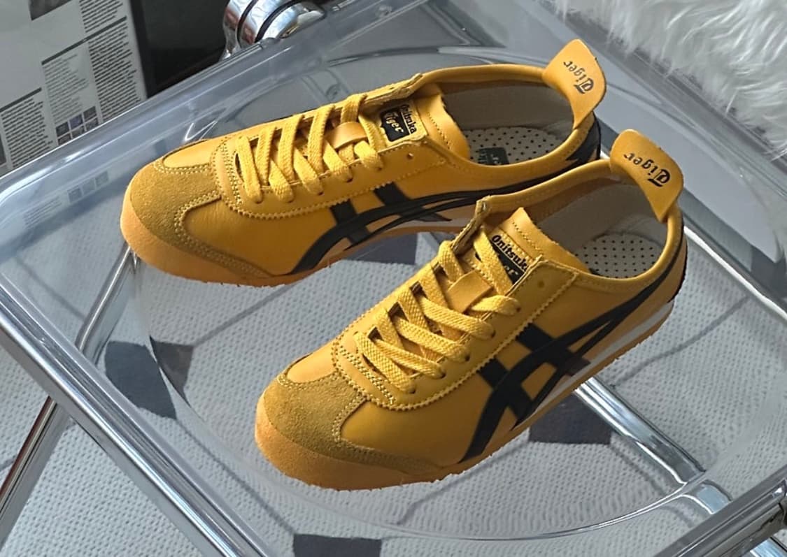 오니츠카 타이거 멕시코66 옐로우 블랙 270 상품이미지1