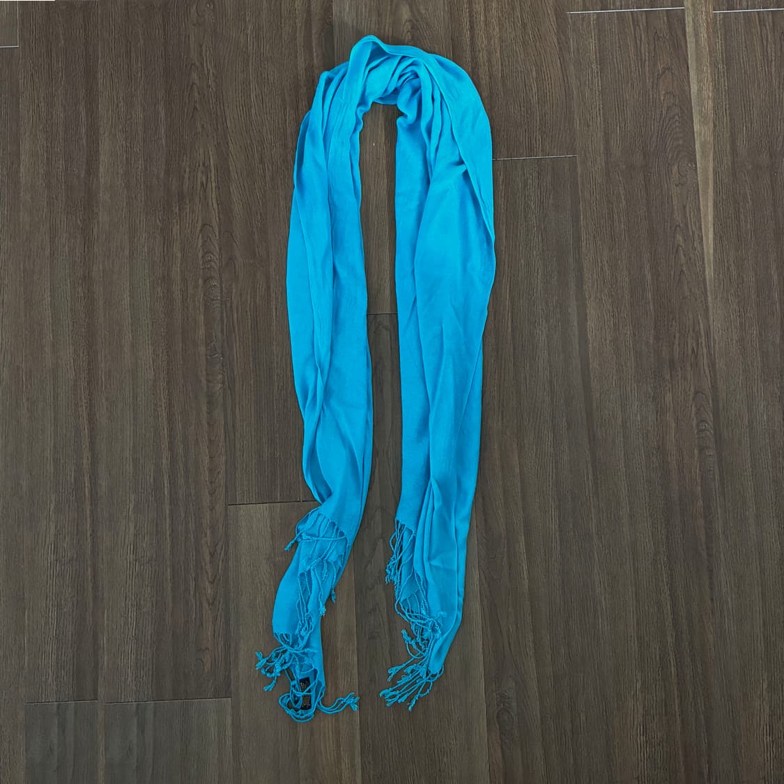 Turquoise Fringe Scarf 상품이미지1