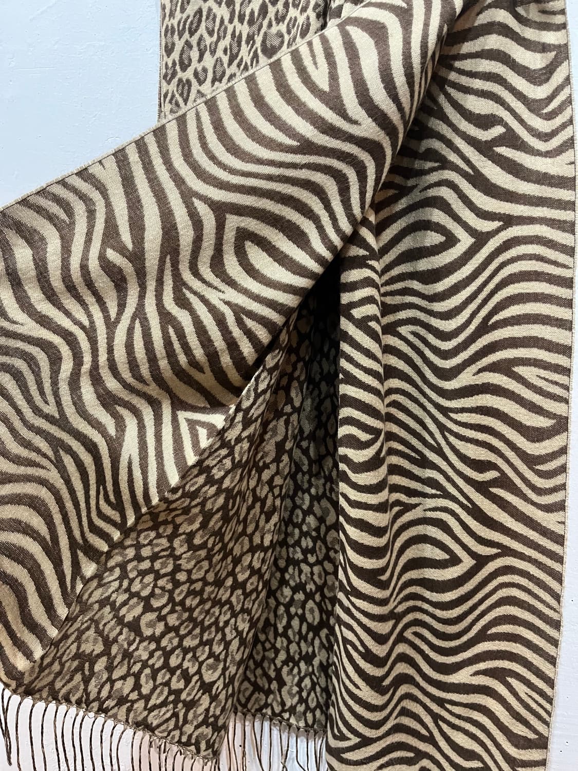 arw JPN 믹스 레오파드 숄 머플러  상품이미지4