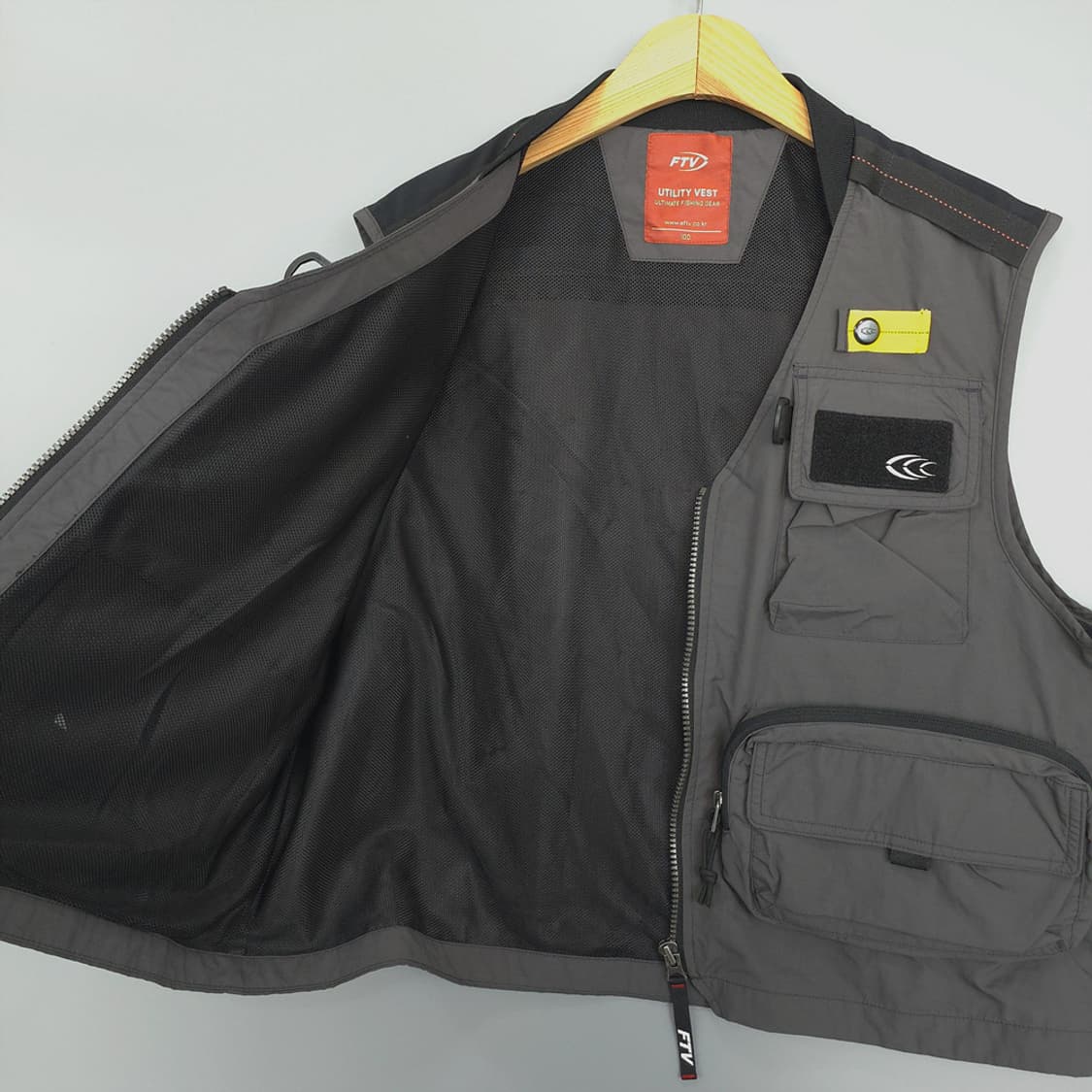 FTV 유틸리티 베스트 다포 포켓 조끼 차콜 100 상품이미지6