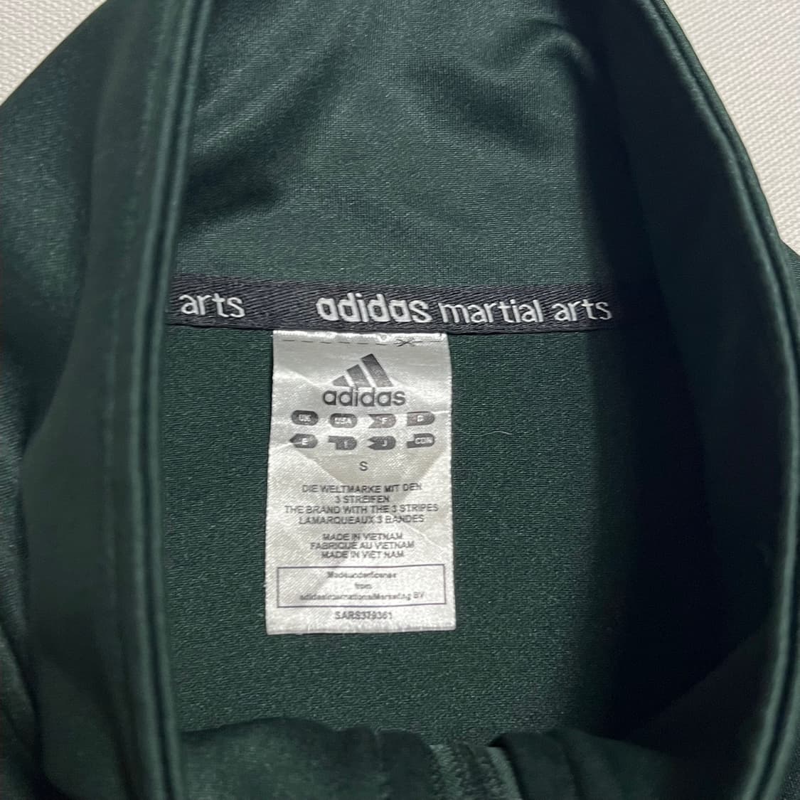 S 아디다스 삼각로고 그린 져지 상품이미지4