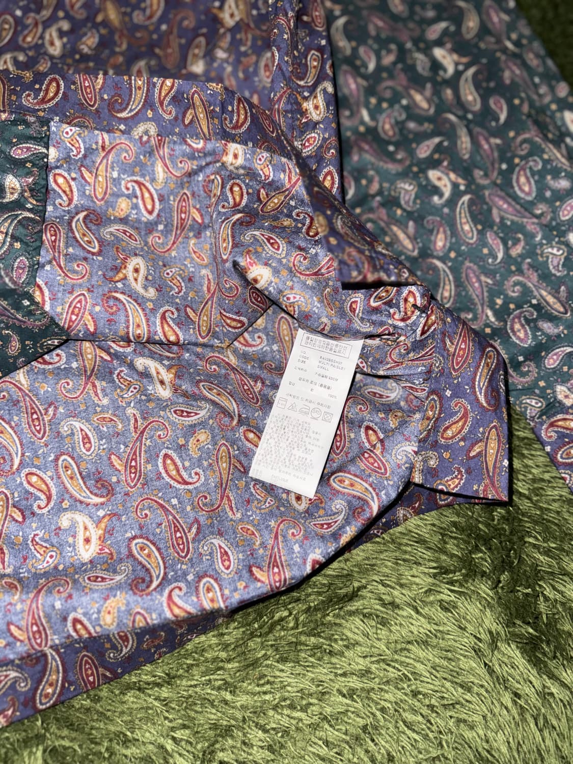 [S] EASTLOGUE 이스트로그 멀티 페이즐리 트레져 셔츠 자켓 상품이미지6