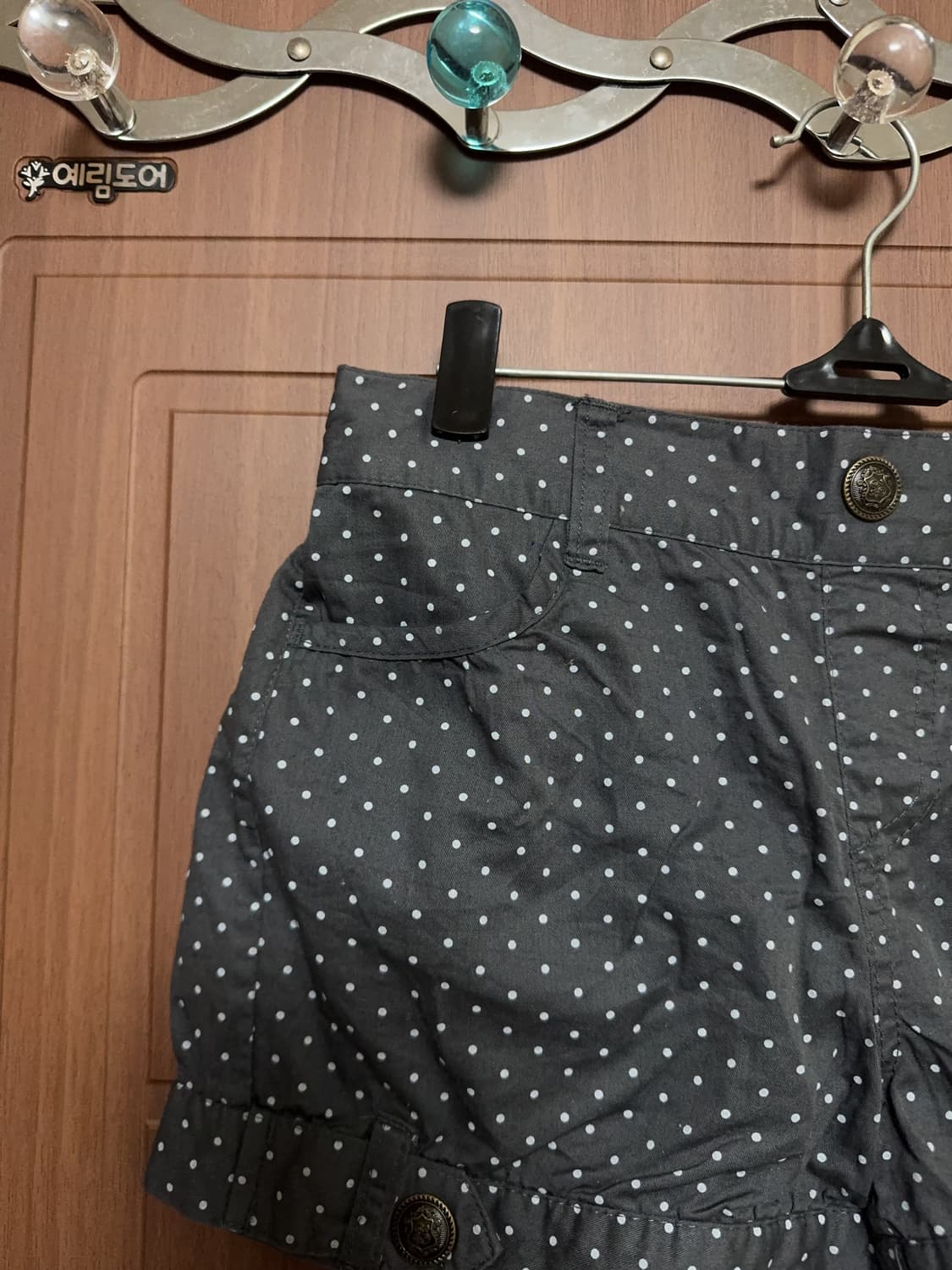 모리걸 하구미 일본 빈티지 공겜여주 헤이세이 갸루 도트 반바지 숏 팬츠 상품이미지2