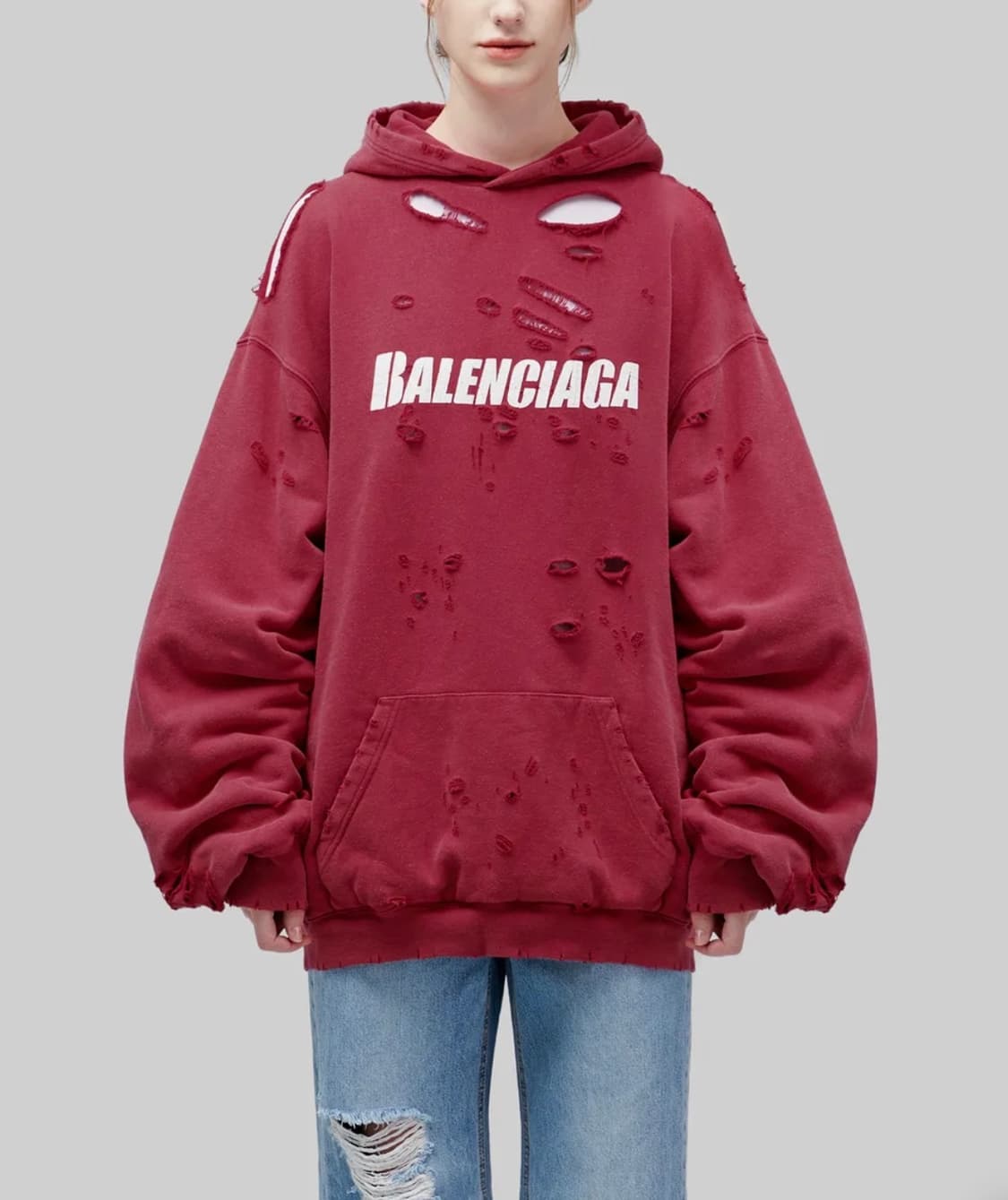balenciaga Destroyed hoodie 상품이미지1