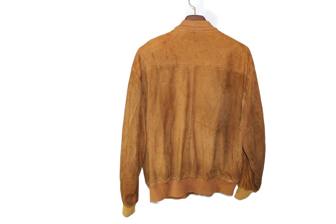 1990s USA FRATELLI GALLOTTI 카우레더 스웨이드 자켓 상품이미지7