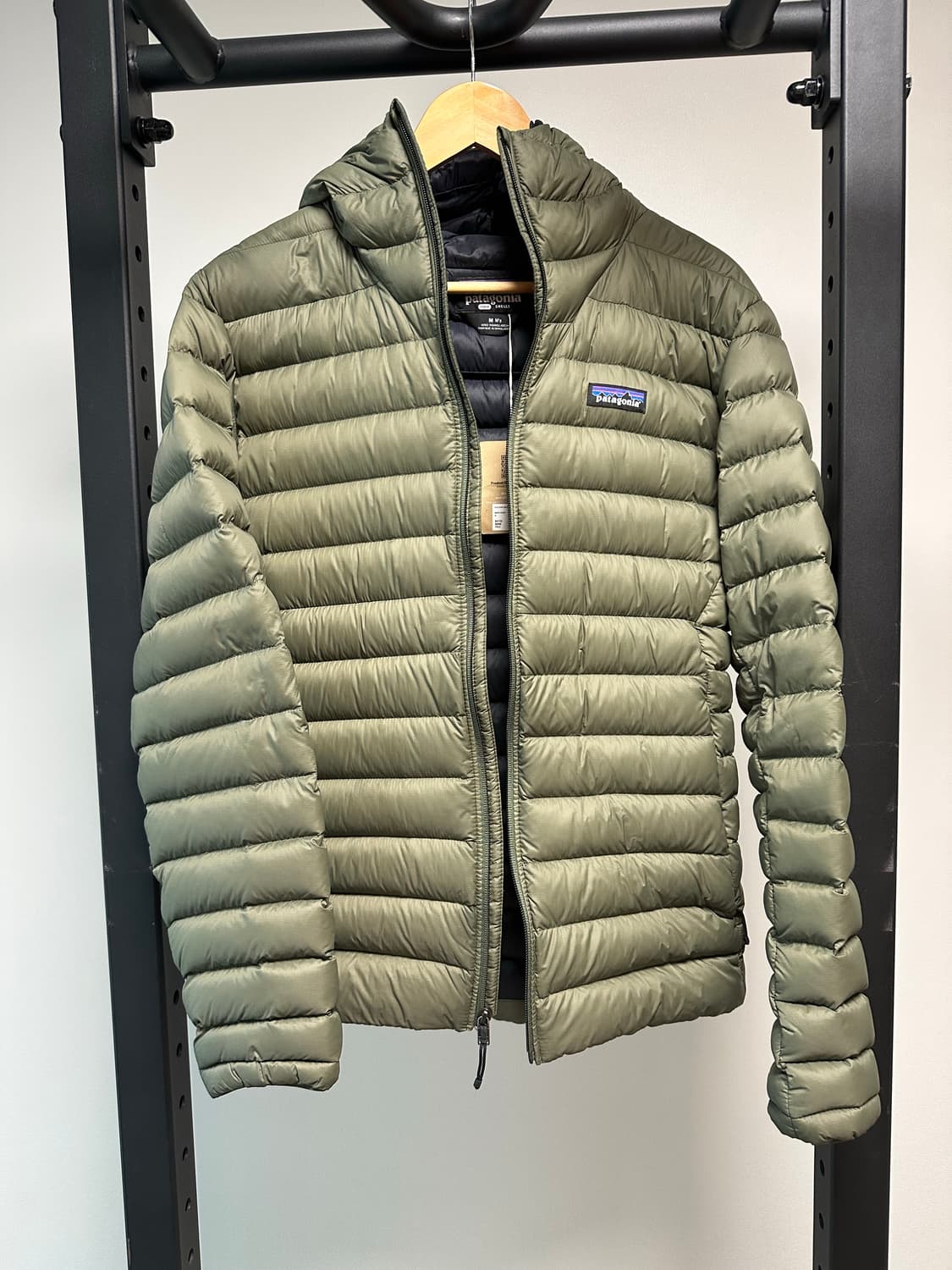 파타고니아 다운스웨터 후디 경량패딩 그린 상품이미지1