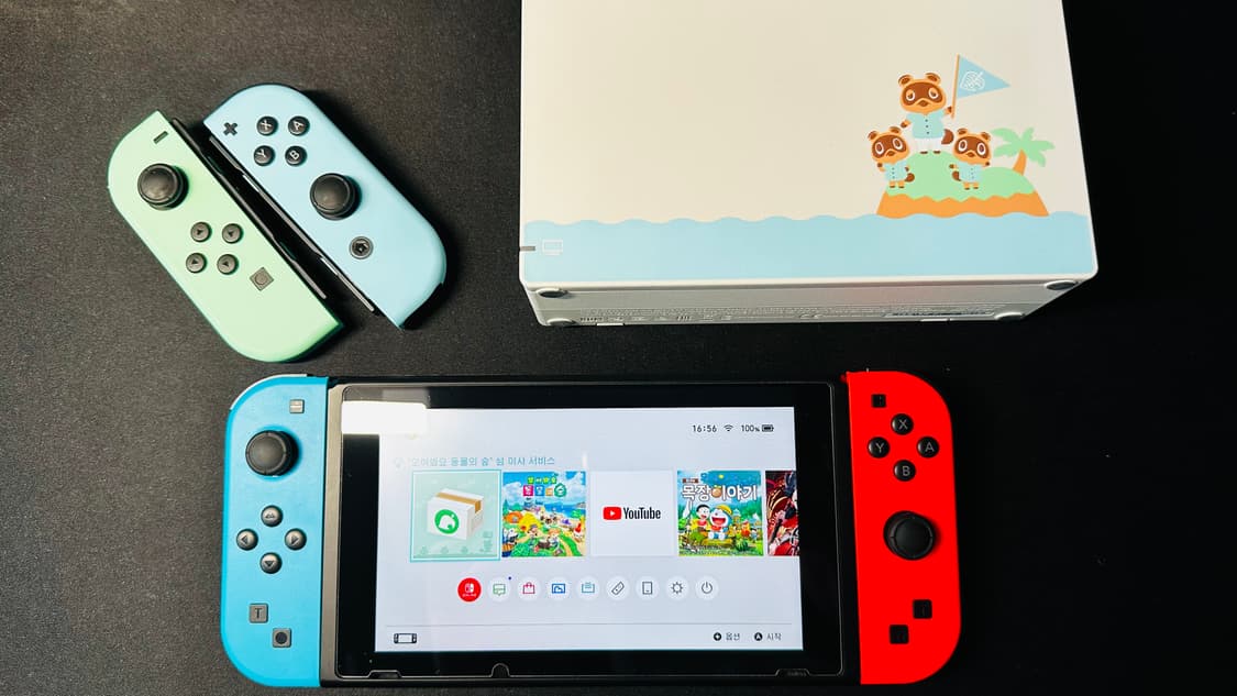 닌텐도 스위치 모동숲 에디션 + 추가 조이콘 등 판매 상품이미지1