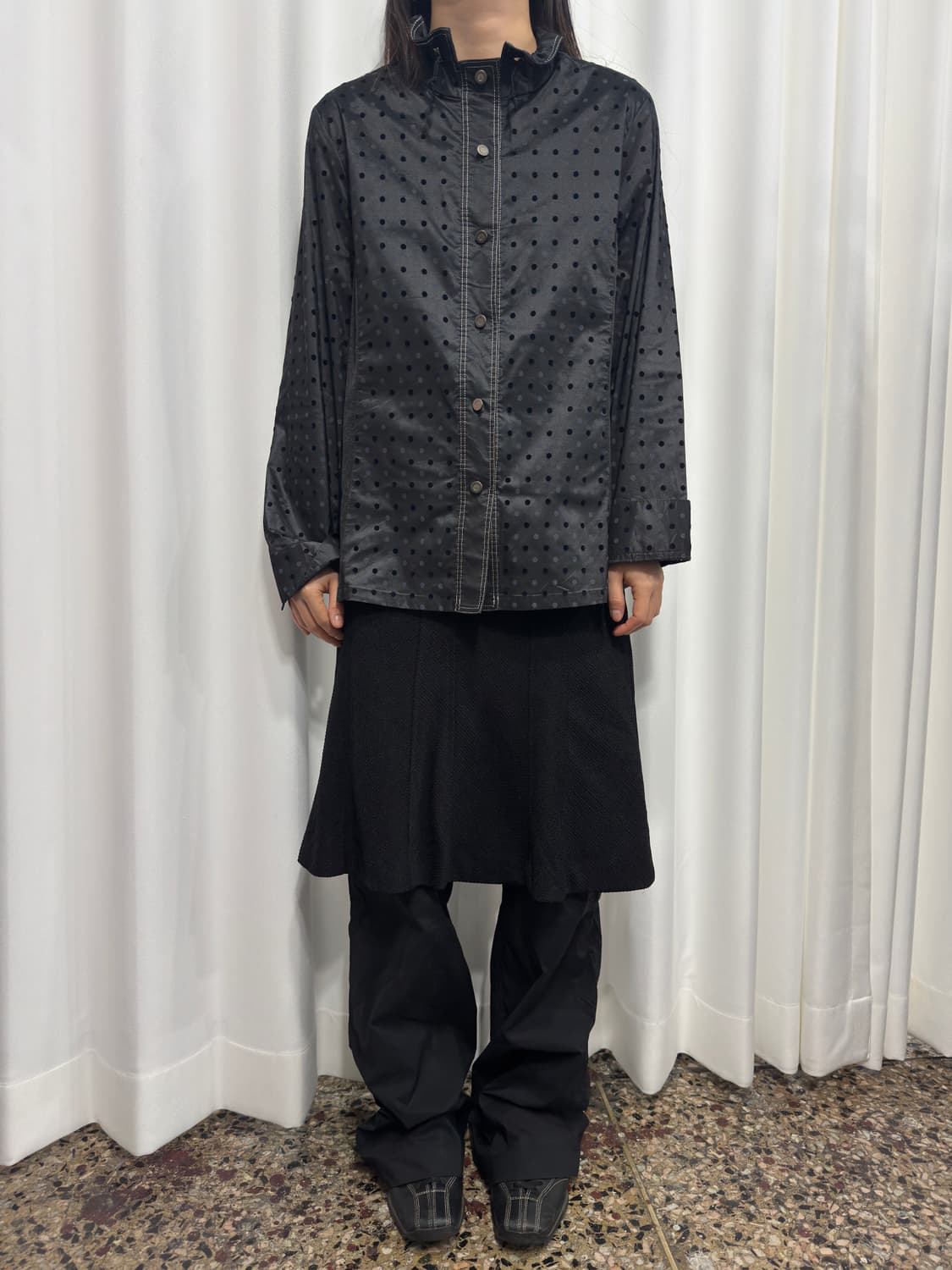dot design jacket 상품이미지2