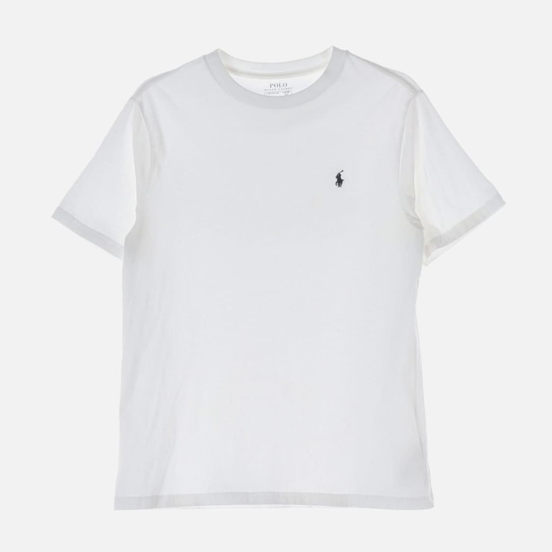 폴로랄프로렌 링거넥 화이트 반팔 티셔츠 L 14-16 상품이미지1