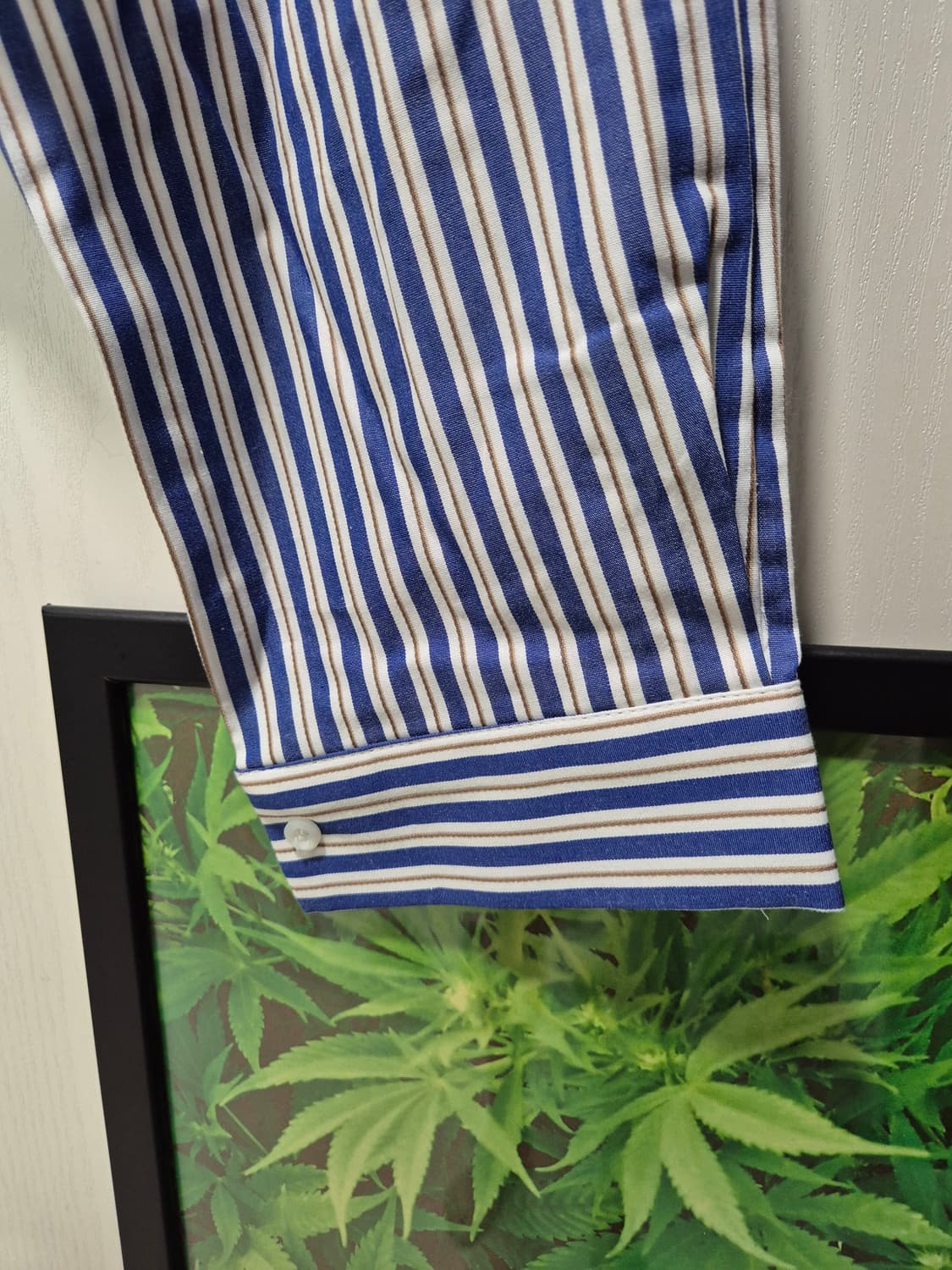 (세일)(새상품) 크롭 스트라이프 셔츠 상품이미지6