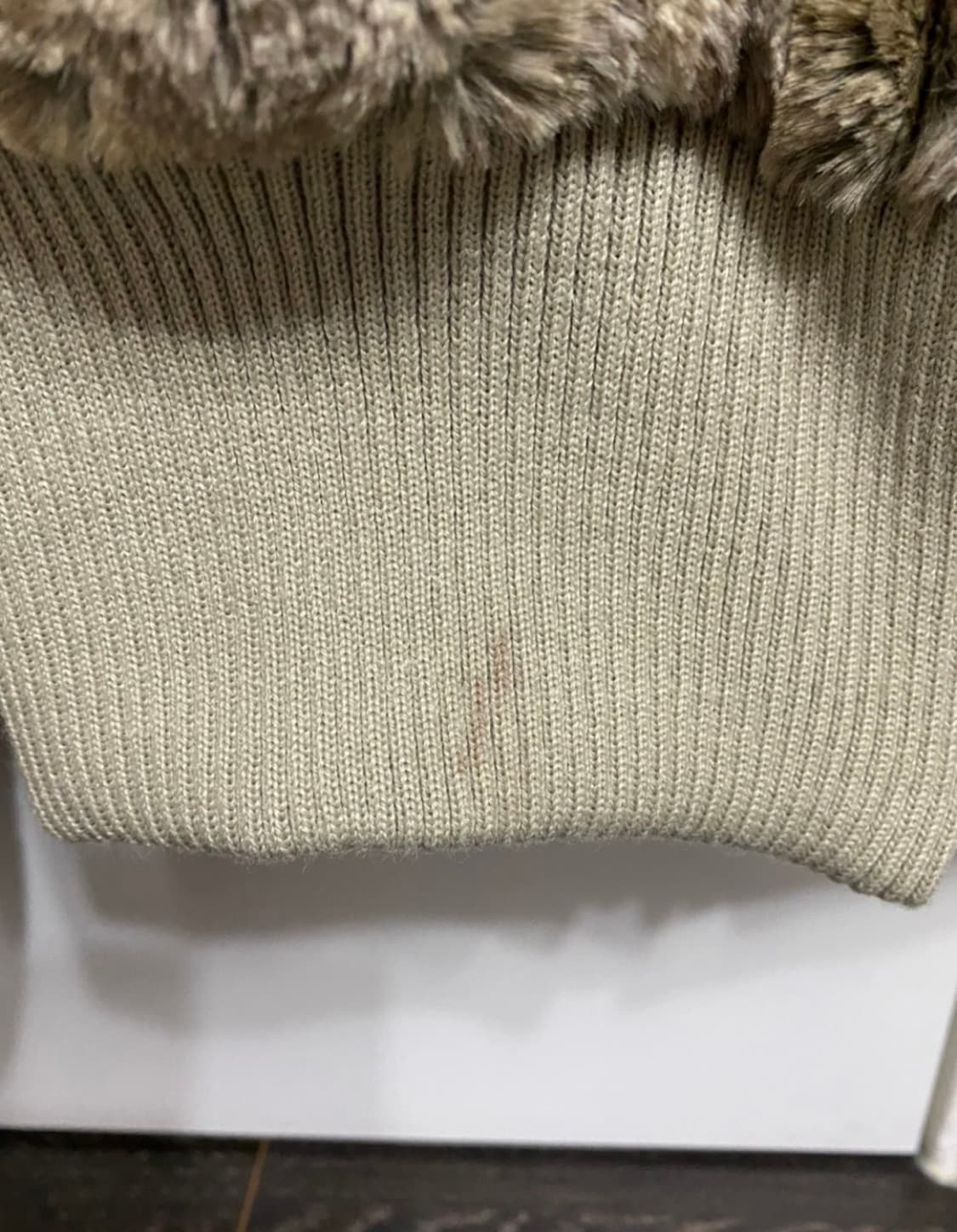 쓰리타임즈 라쿤 퍼 자켓 상품이미지3