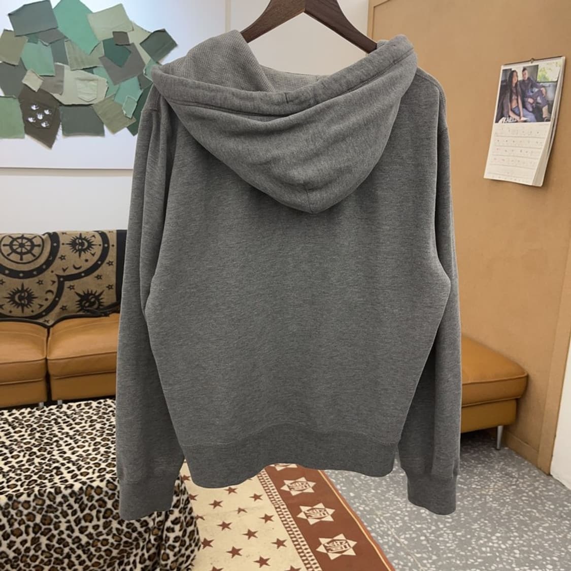 후아유 빈티지 Y2K 대장급 약기모 후드집업 XL C09115 상품이미지4