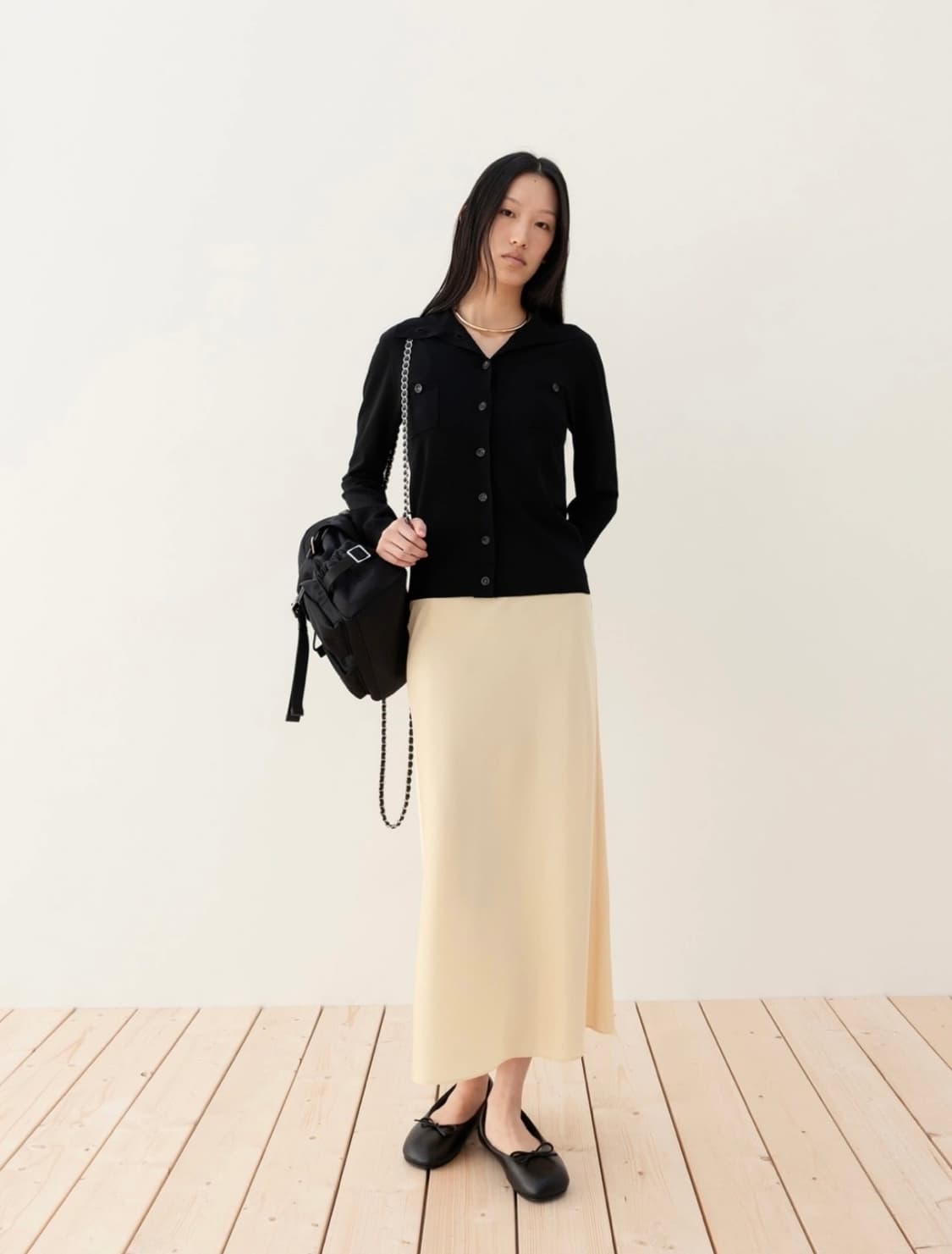 ORR  오르 비스코스 버튼 가디건S 새제품 상품이미지4