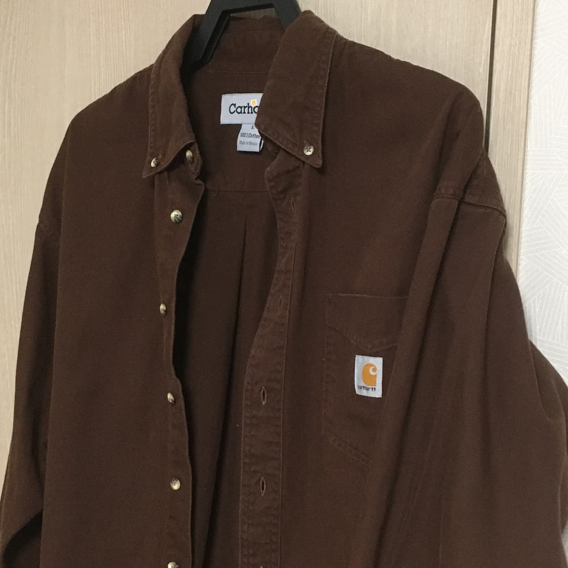 칼하트 브라운 셔츠 남방 상품이미지1
