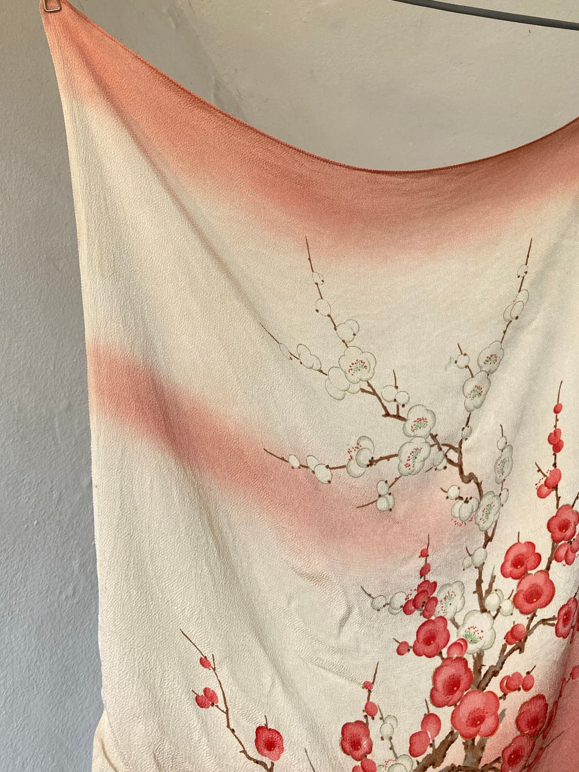 빈티지 플라워 핑크 스카프 상품이미지2