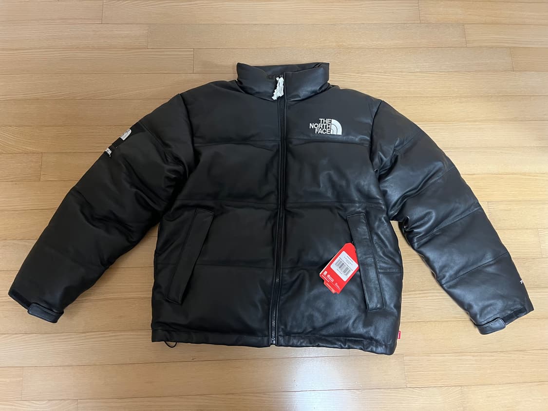 슈프림 노스페이스 레더 눕시 L 상품이미지1