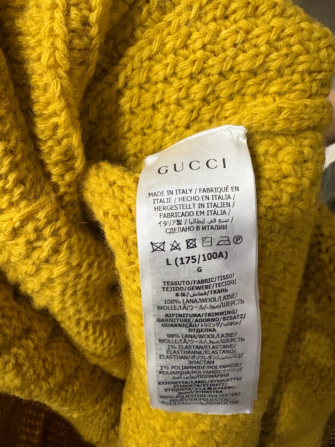 구찌 V넥 니트 (새상품) 상품이미지6