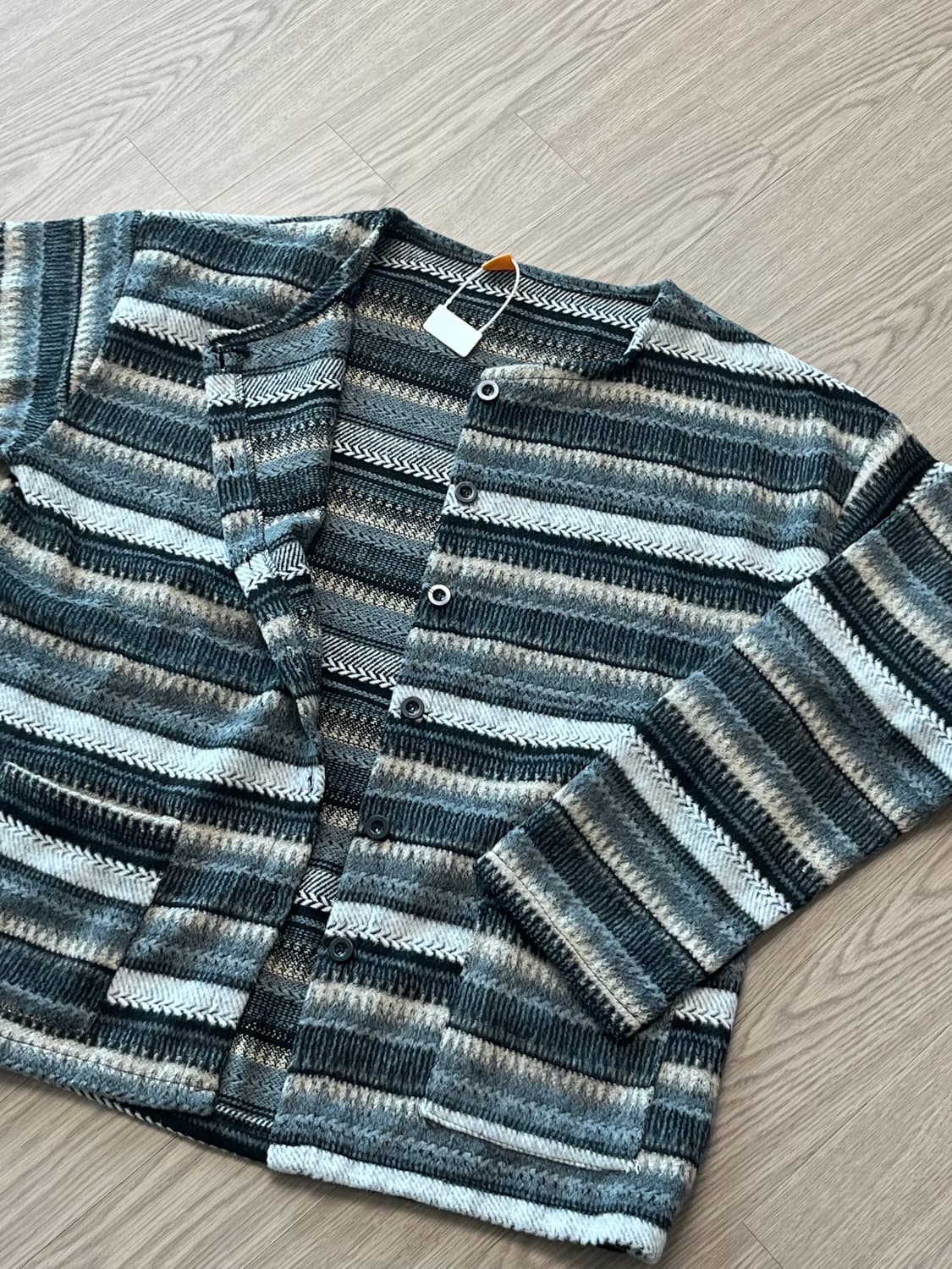 [새상품] 빈티지 후리스 니트 가디건 상품이미지4