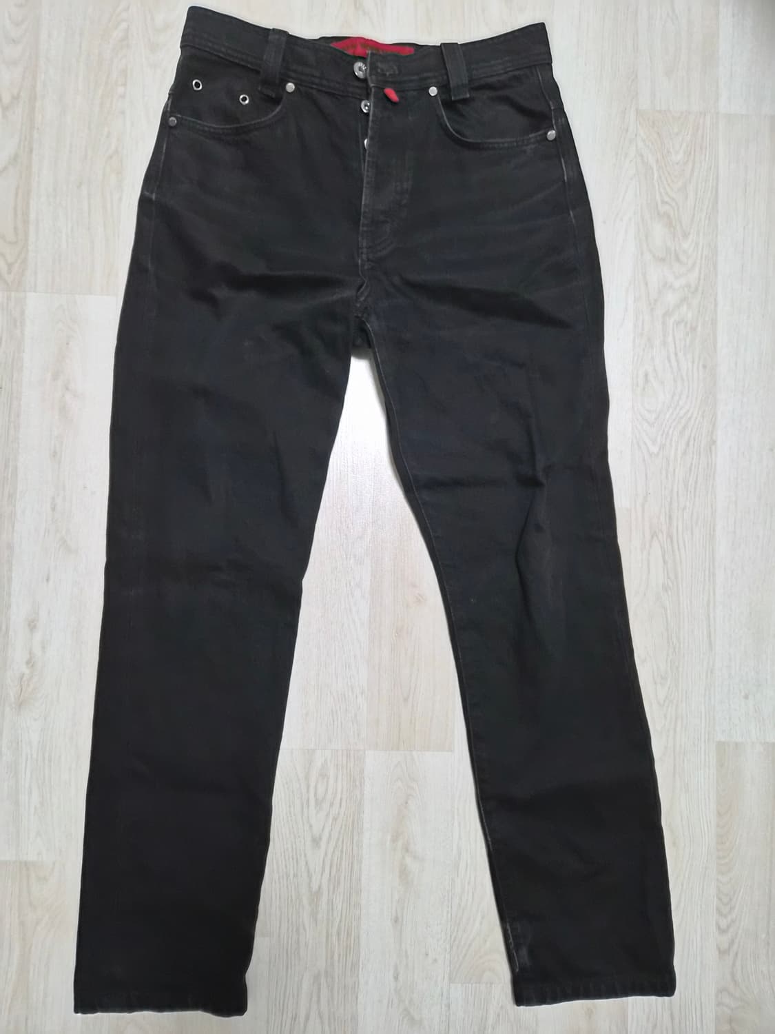 032c 워시드 스트레이트 블랙 데님 상품이미지1