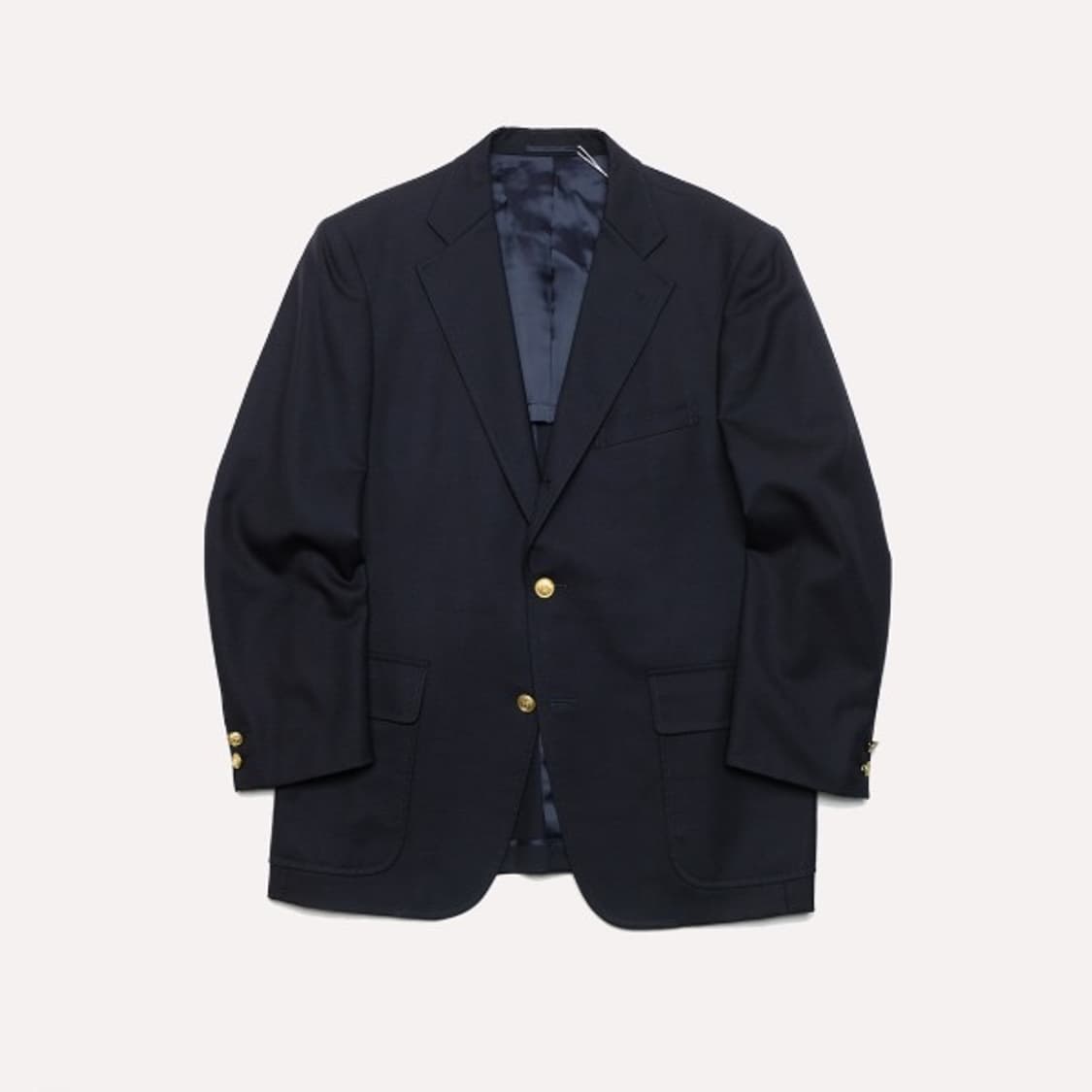 gold button 3roll2 dark navy blazer 상품이미지1