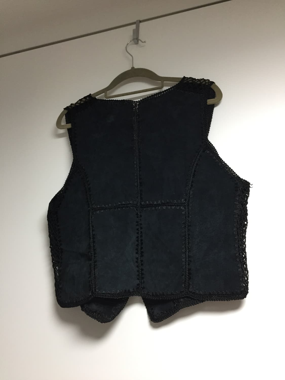 vintage real leather vest 상품이미지3