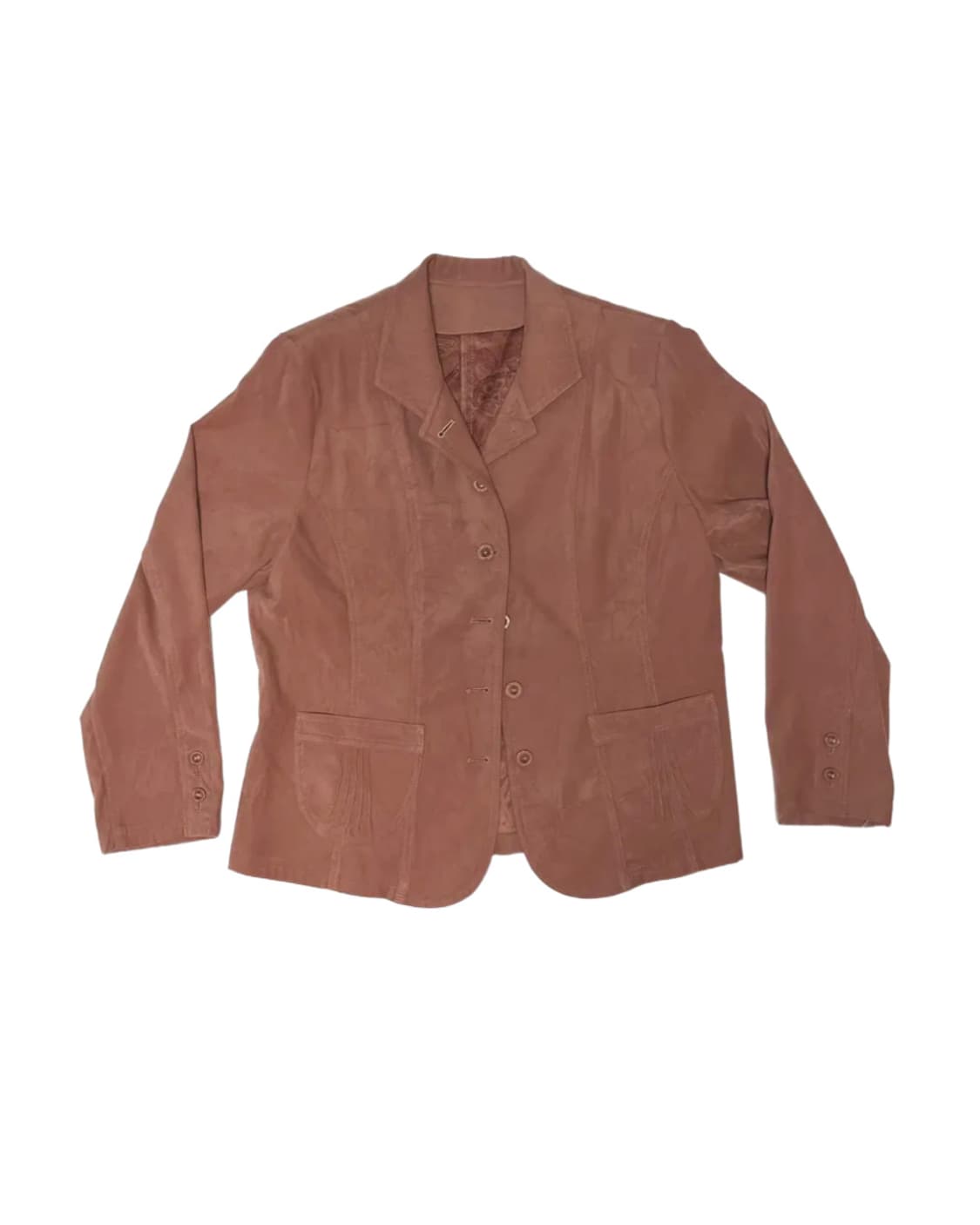 Pink suede jacket 상품이미지1