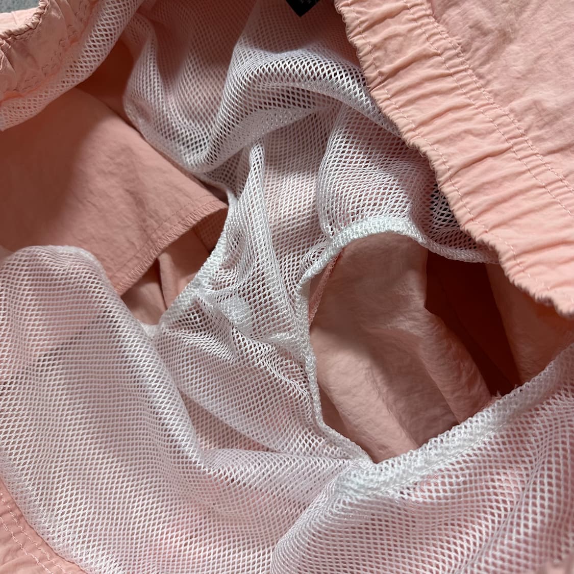 ✨ (바배) 챔피온 핑크 우븐 숏 팬츠 상품이미지3
