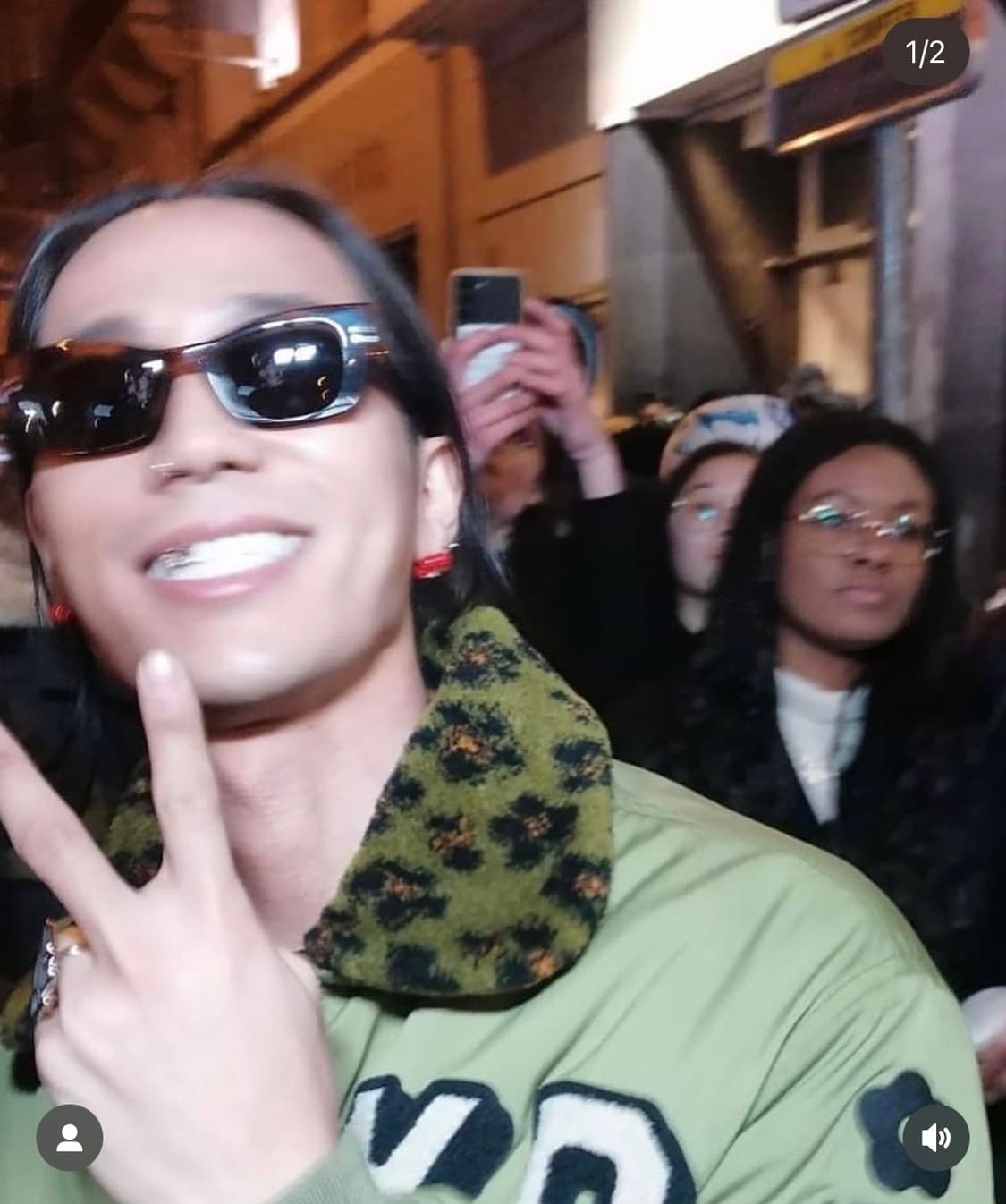 Kenzo 겐조 레오파드 봄버 자켓 (식케이 착용) 상품이미지5