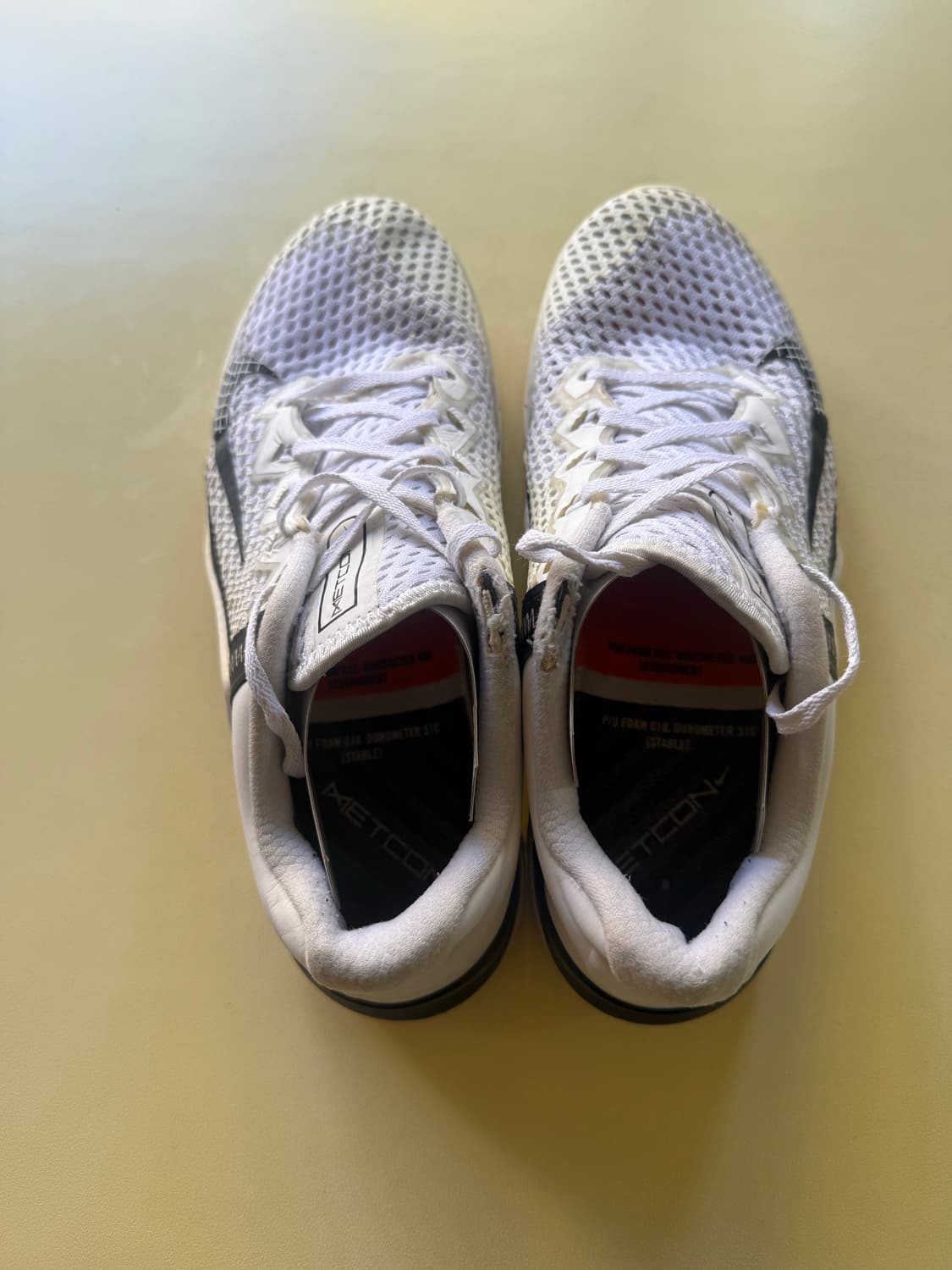 나이키 메트콘6 한정판 오프화이트 270 웨이트트레이닝화 상품이미지4