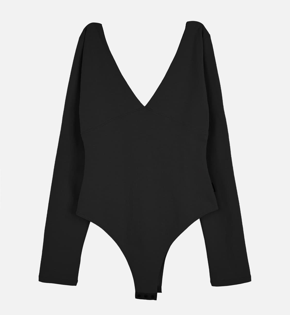 세릭) V-Neck Bodysuit BK F 상품이미지4