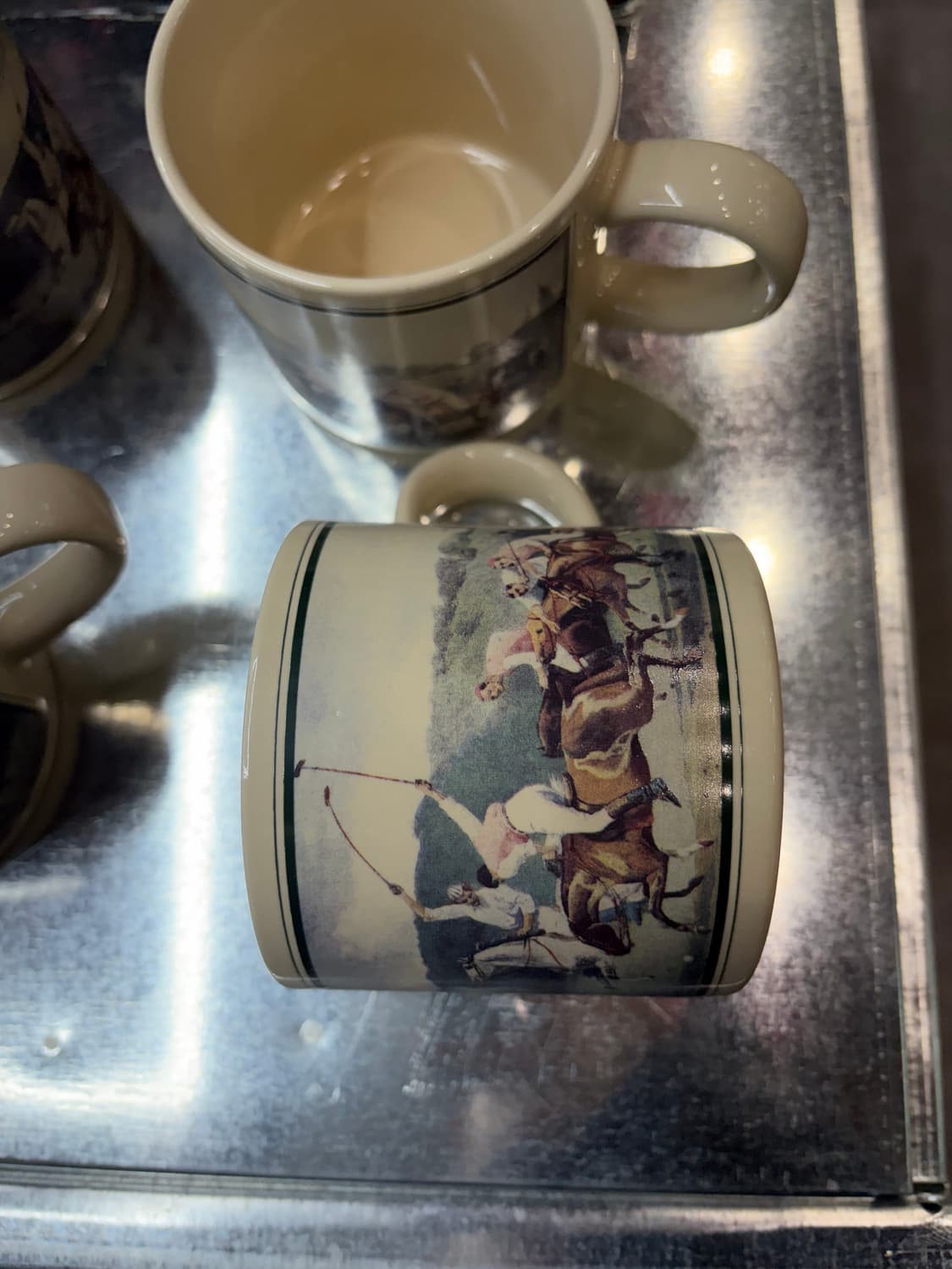 90s 폴로 랄프로렌 데드스탁 빈티지 머그컵 4개 상품이미지6