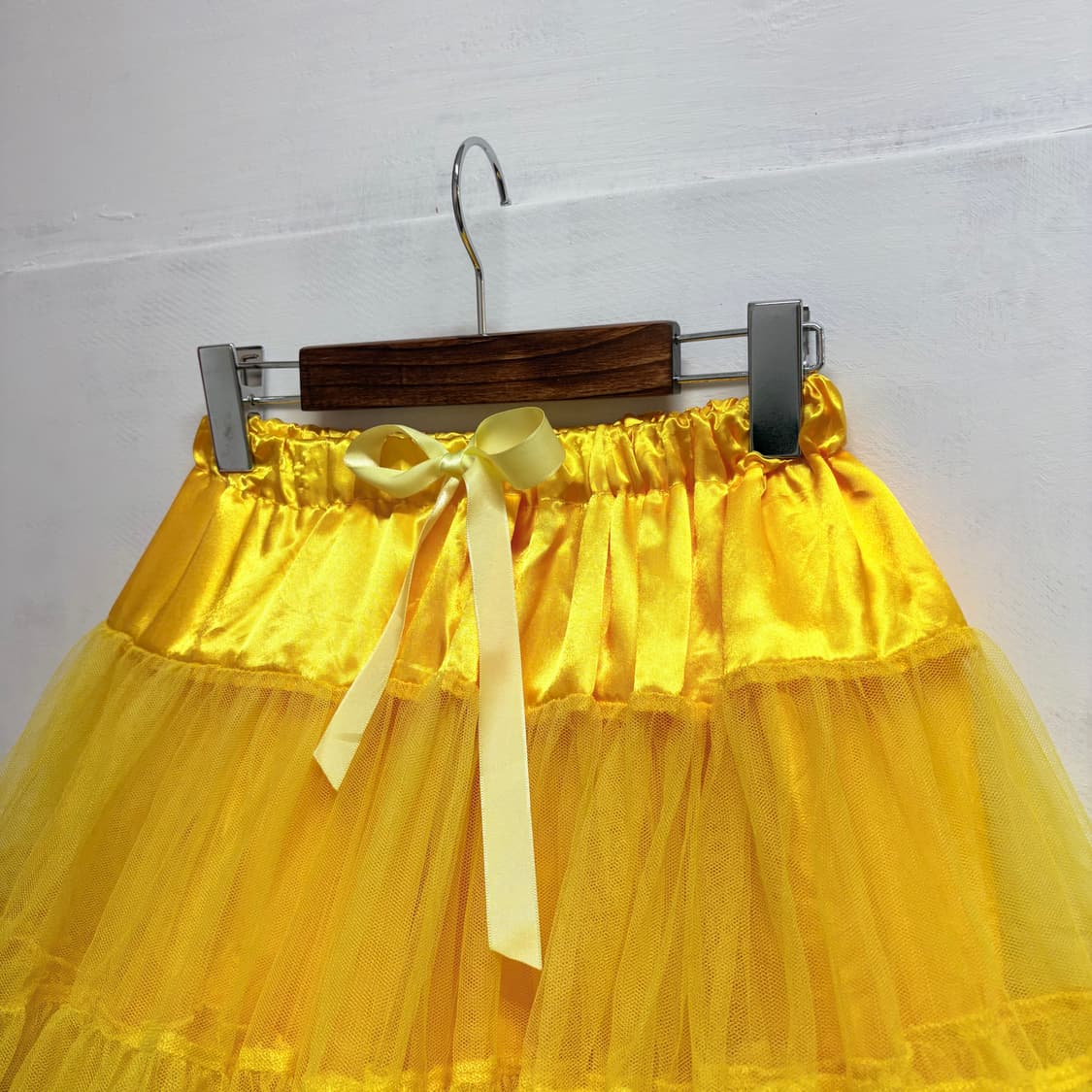 옐로우 쉬폰 캉캉 레이스 튜튜 JPN 상품이미지2