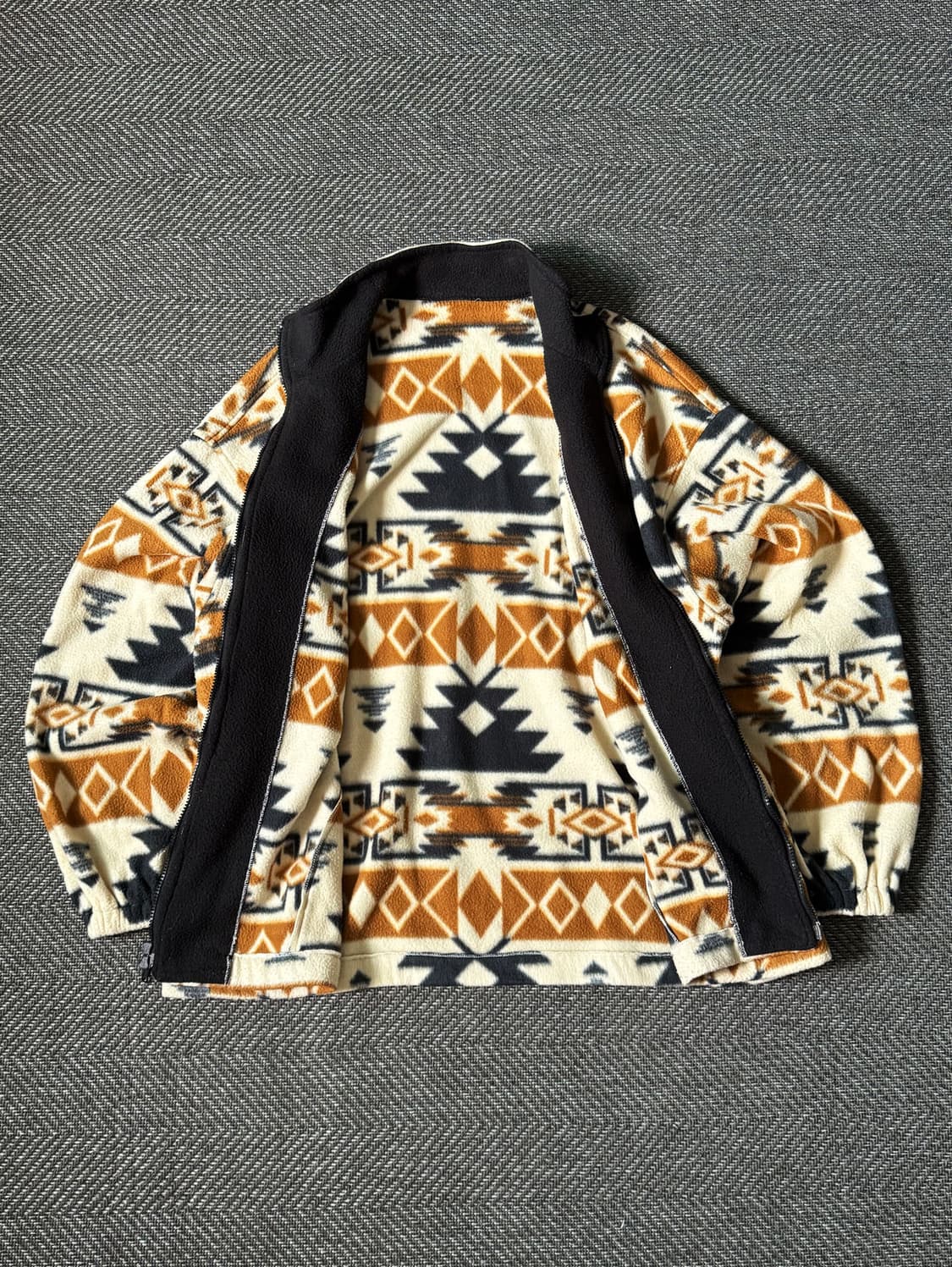 빈티지 아즈텍 플리스 집업 자켓 (105-110) 상품이미지4