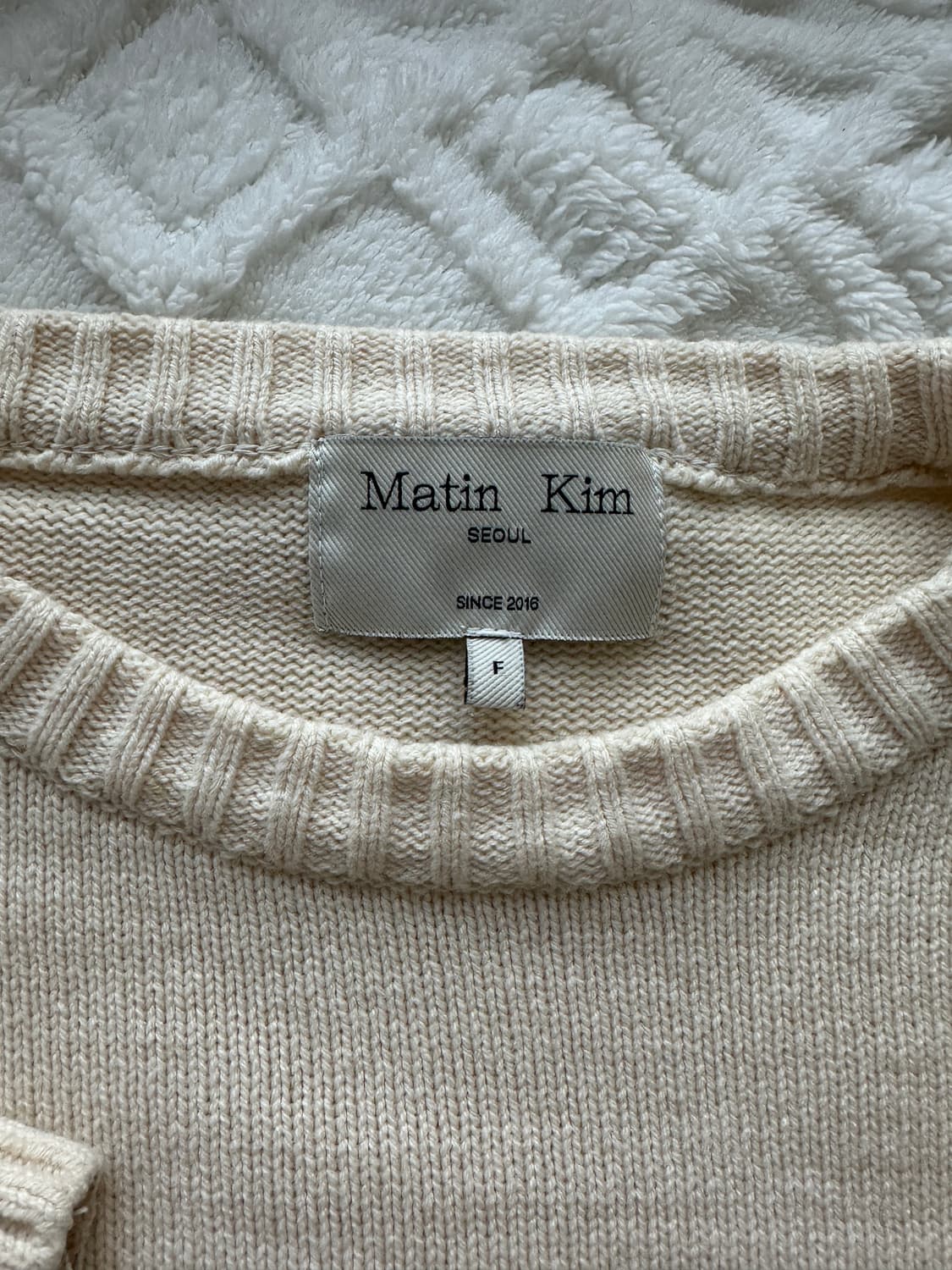 마땡킴 로고 니트(free) 상품이미지3