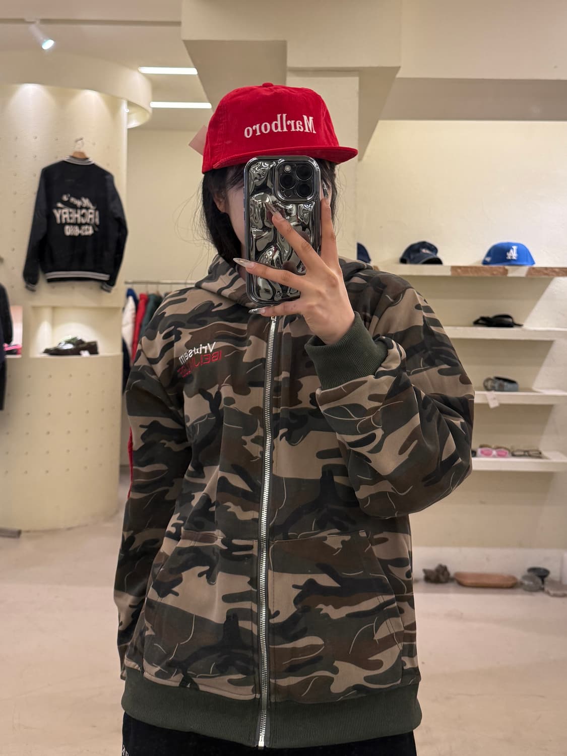 말보로 코듀로이 로고 볼캡 U1010 상품이미지1