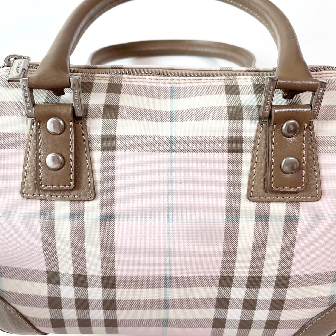 Burberry 버버리핑크 보스턴백 노바체크 핀터깔 버버리백 히메갸루 상품이미지5