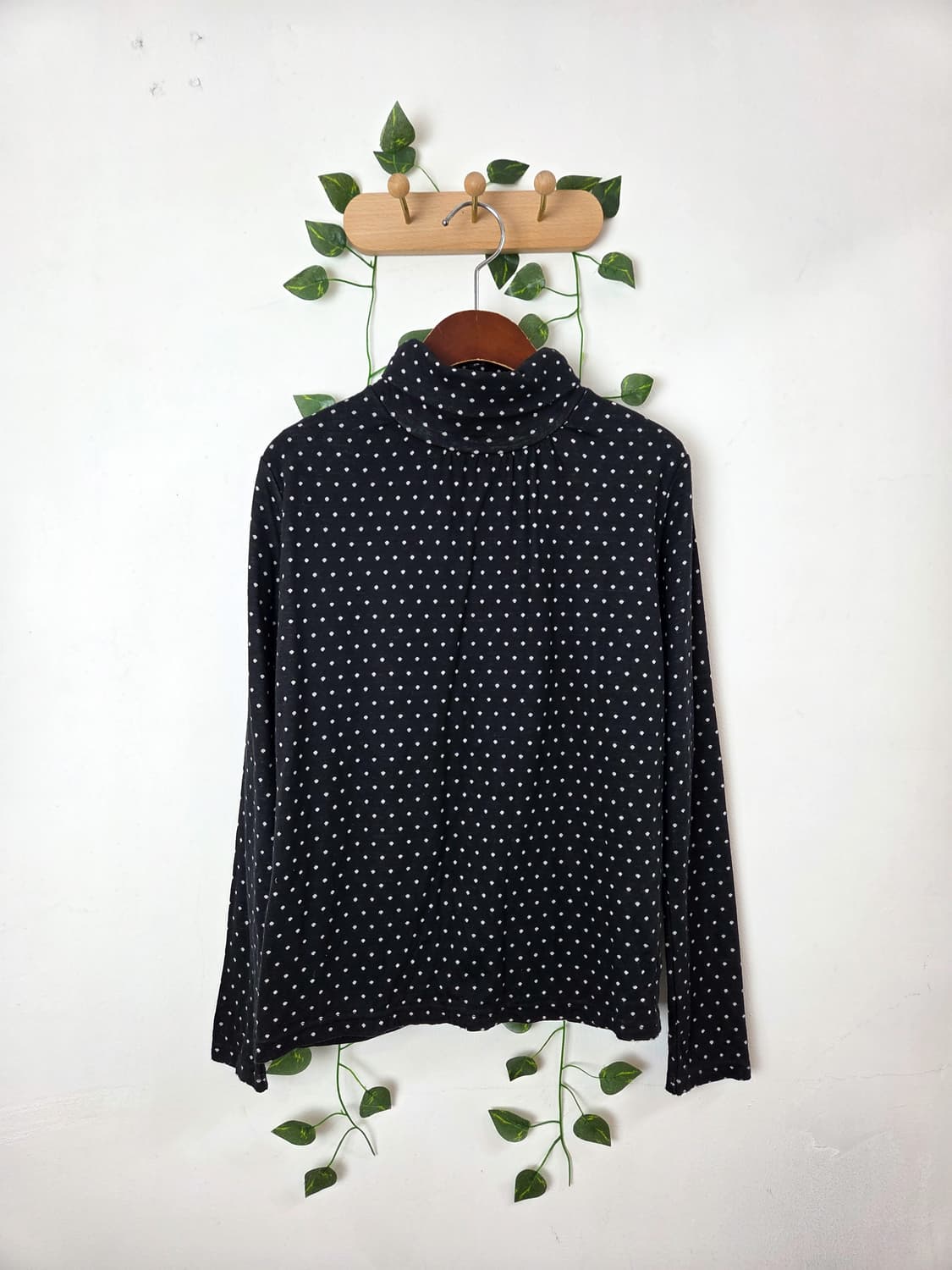 도트 목폴라 슬리브 상품이미지1