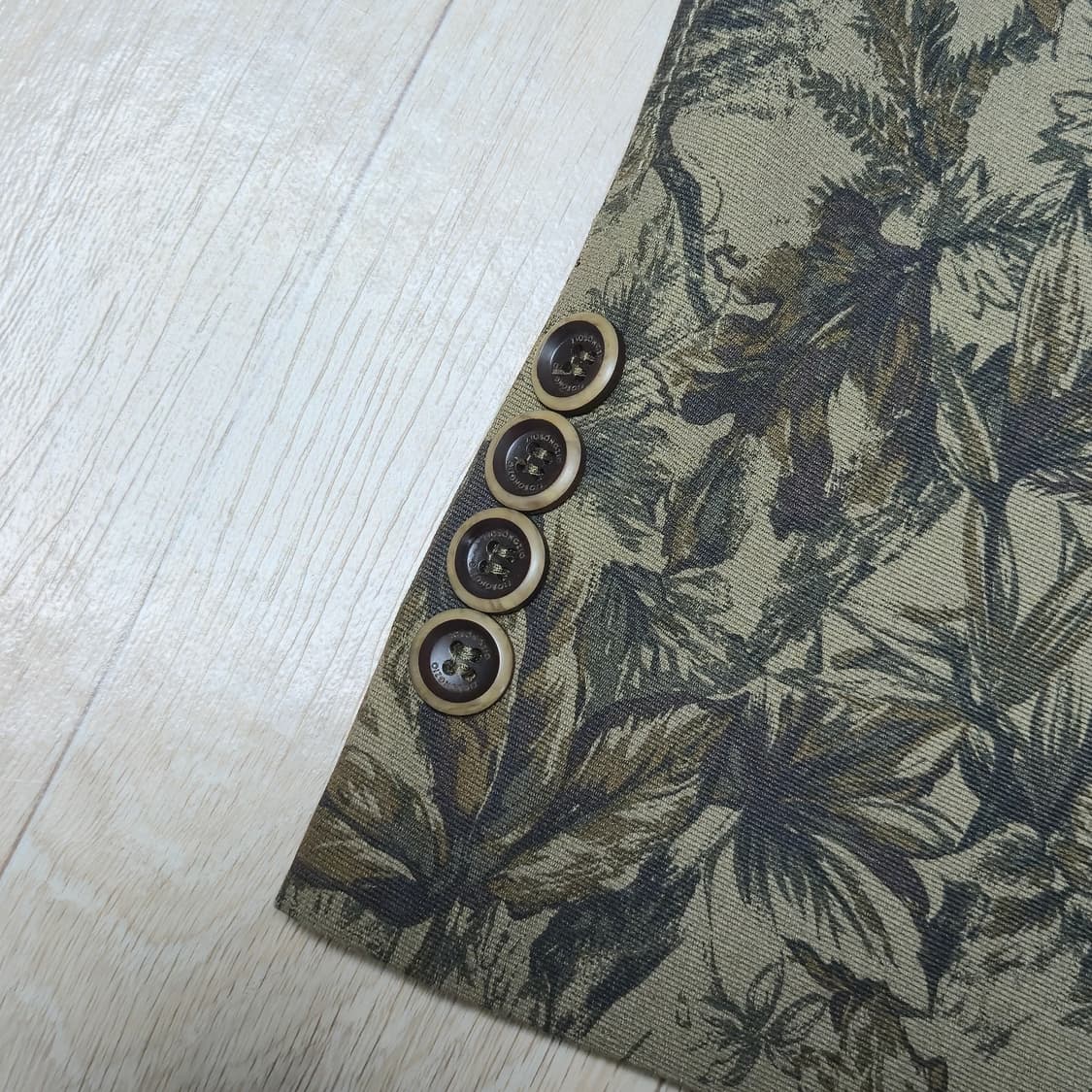 ZIO SONGZIO 면혼방 패턴 자켓 상품이미지6