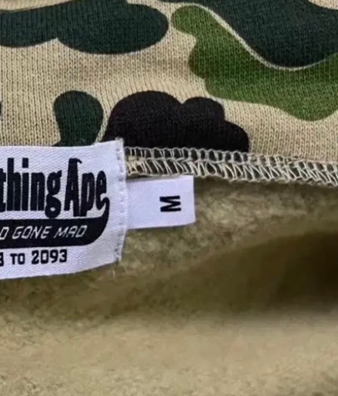 베이프 샤크후드 카모플라주 새상품 상품이미지3